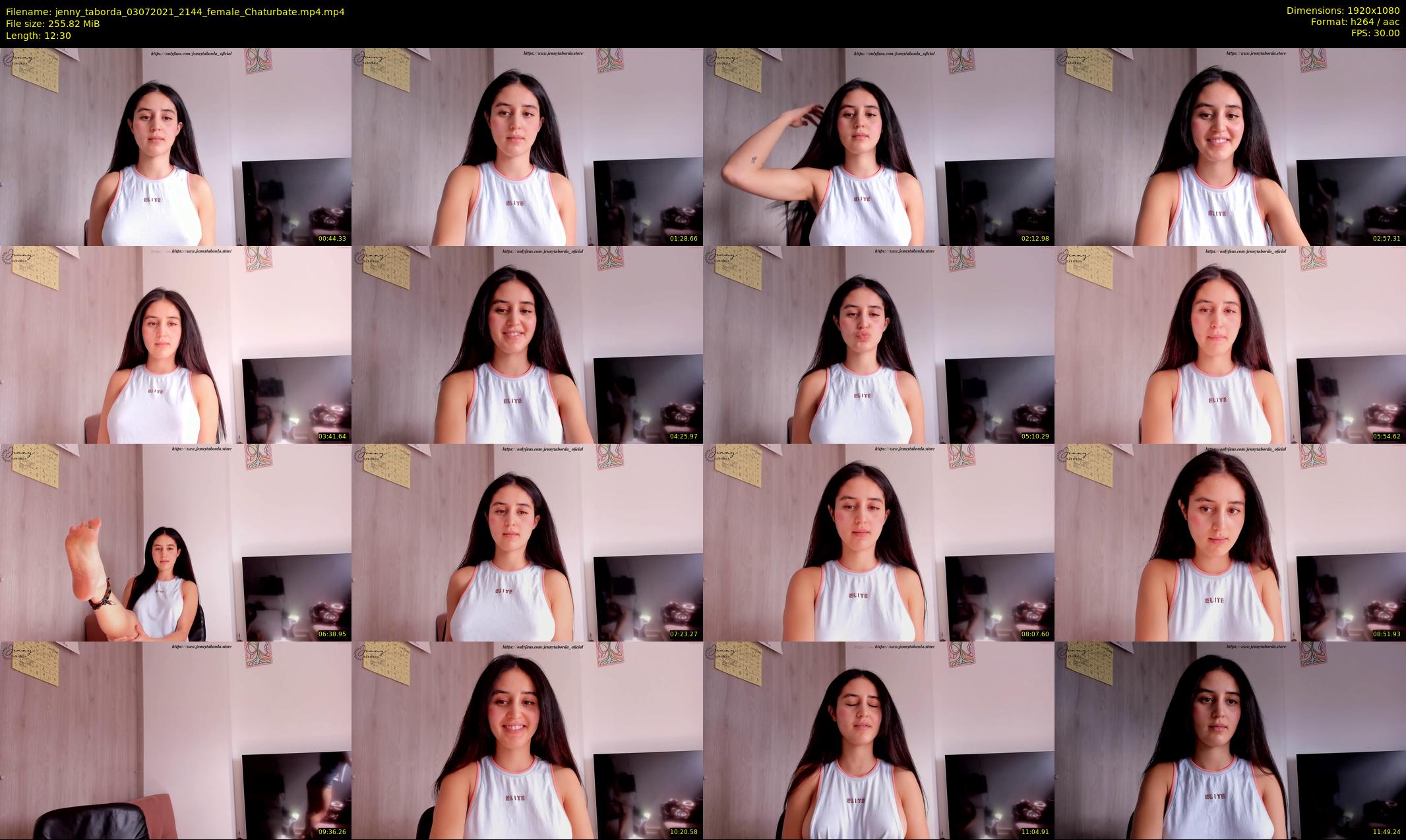 jenny_taborda — 13 minute Chaturbate female cam show recording, 1080p, Jul 3, 2021
