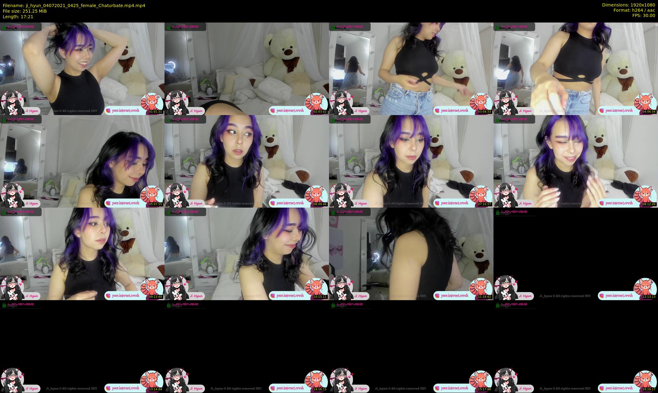 ji_hyun — 18 minute Chaturbate female cam show recording, 1080p, Jul 4, 2021