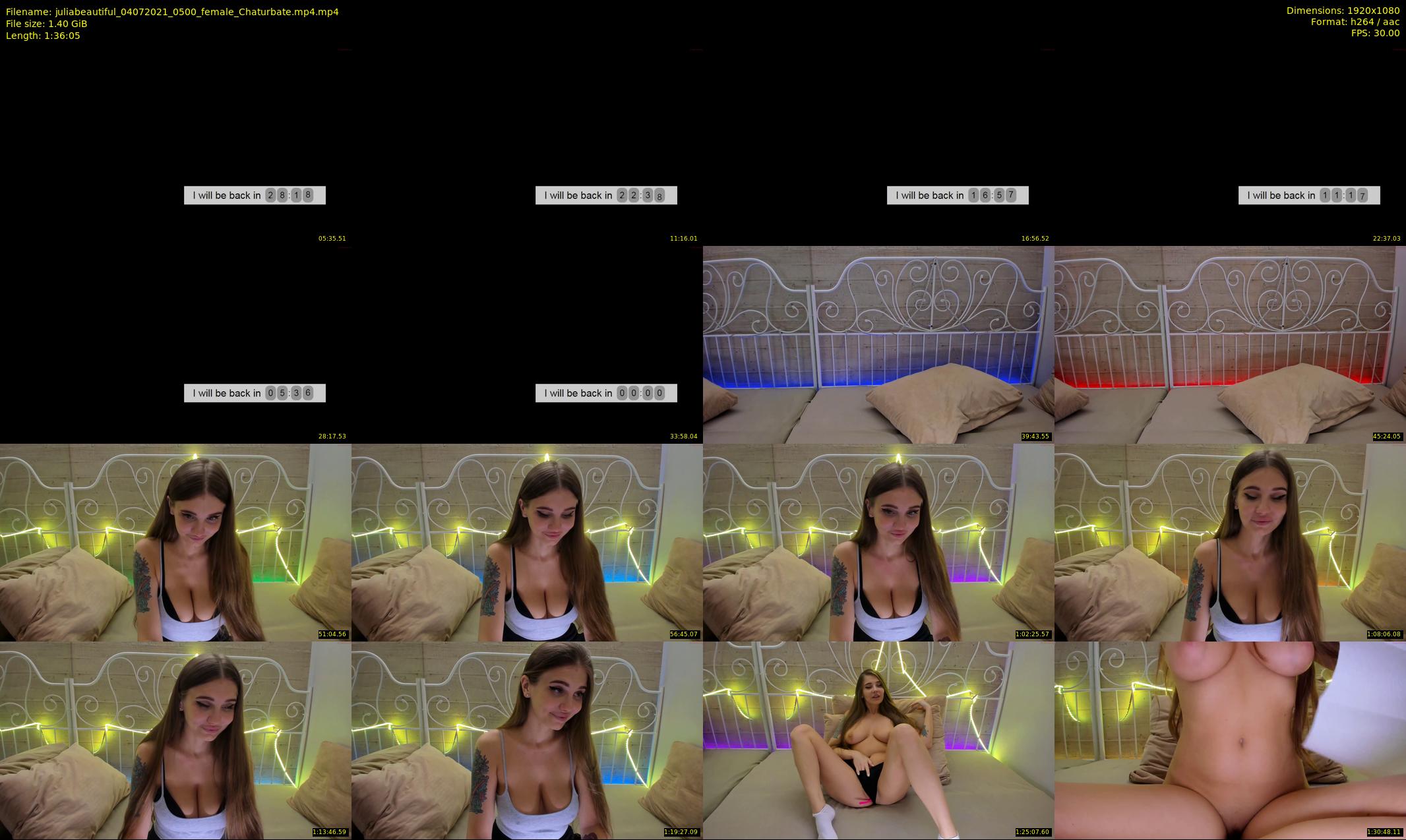 juliabeautiful — 97 minute Chaturbate female cam show recording, 1080p, Jul 4, 2021