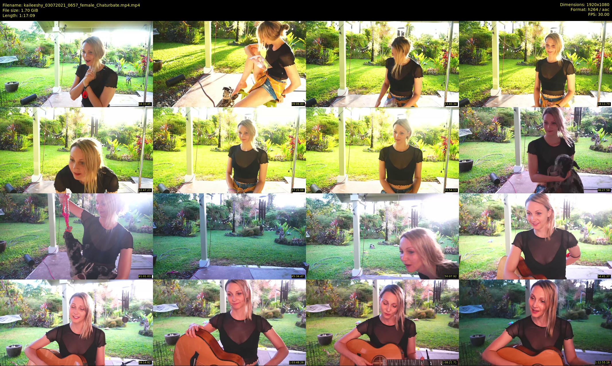 kaileeshy — 78 minute Chaturbate female cam show recording, 1080p, Jul 3, 2021