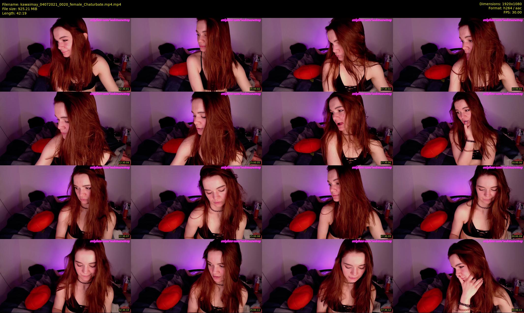 kawaimay — 43 minute Chaturbate female cam show recording, 1080p, Jul 4, 2021