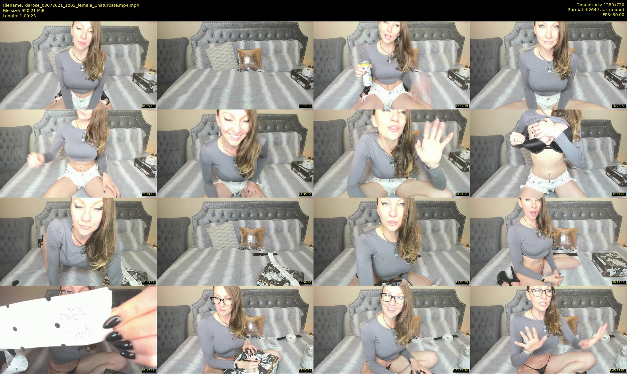 kiarose — 70 minute Chaturbate female cam show recording, 720p, Jul 3, 2021