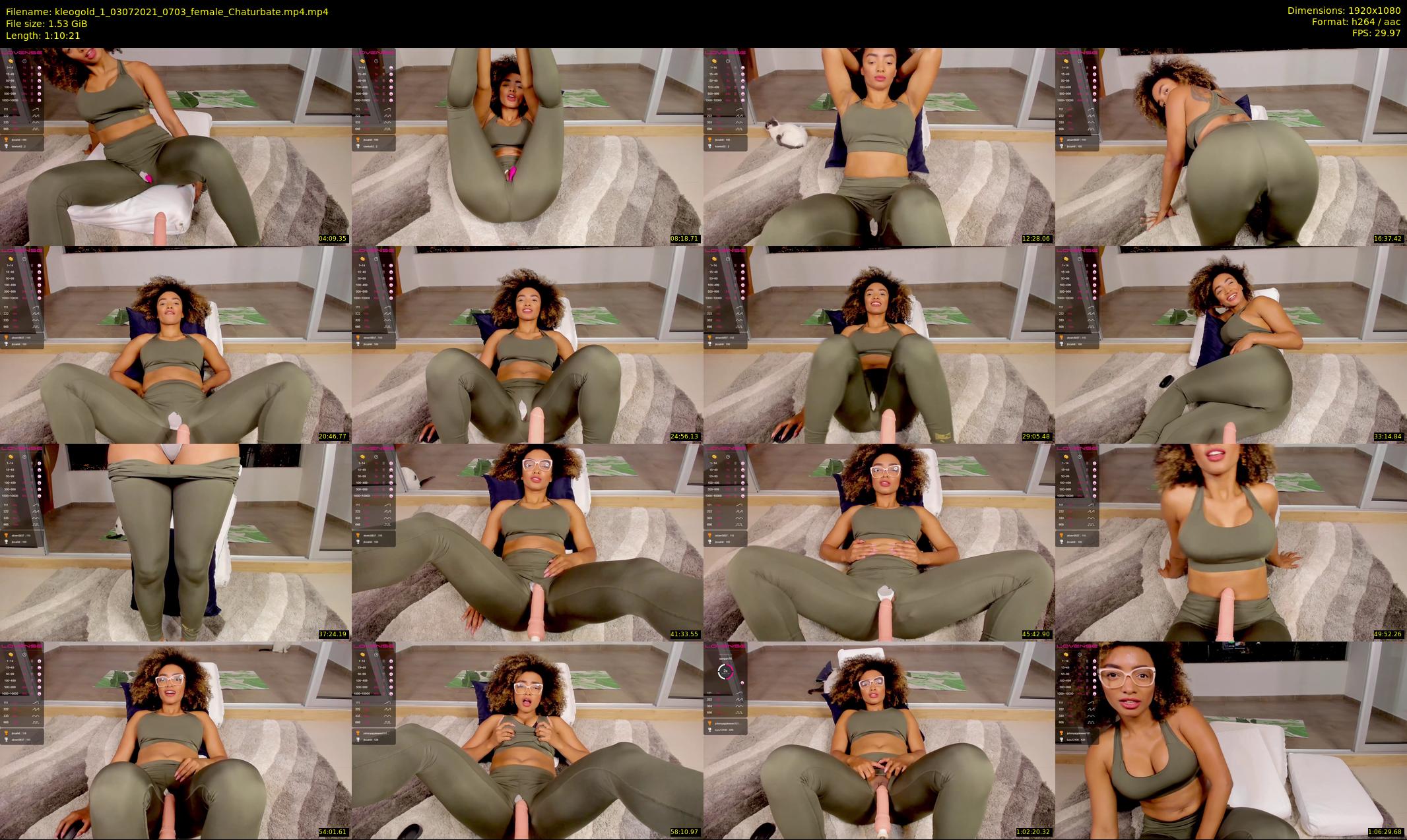 kleogold_1 — 71 minute Chaturbate female cam show recording, 1080p, Jul 3, 2021