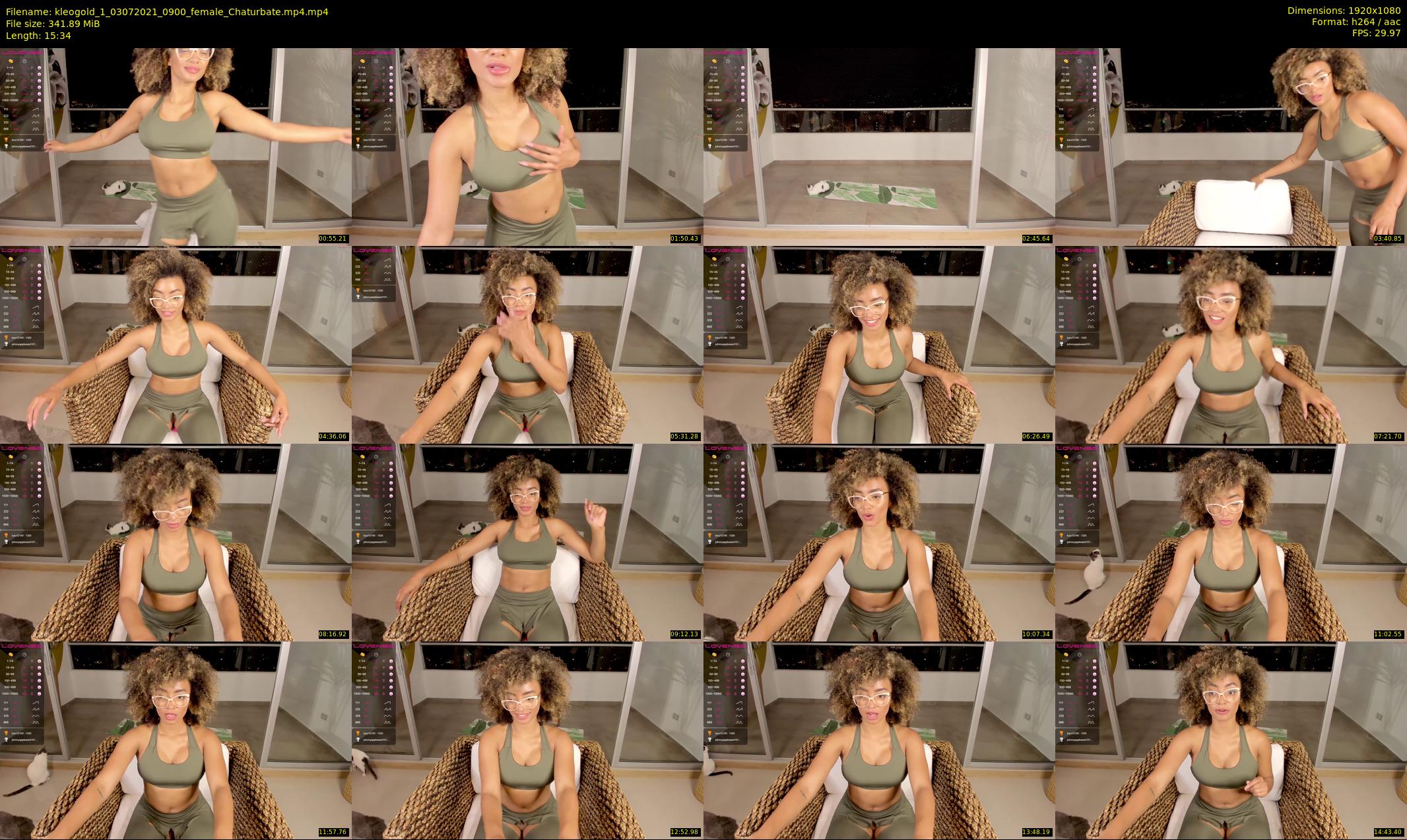 kleogold_1 — 16 minute Chaturbate female cam show recording, 1080p, Jul 3, 2021