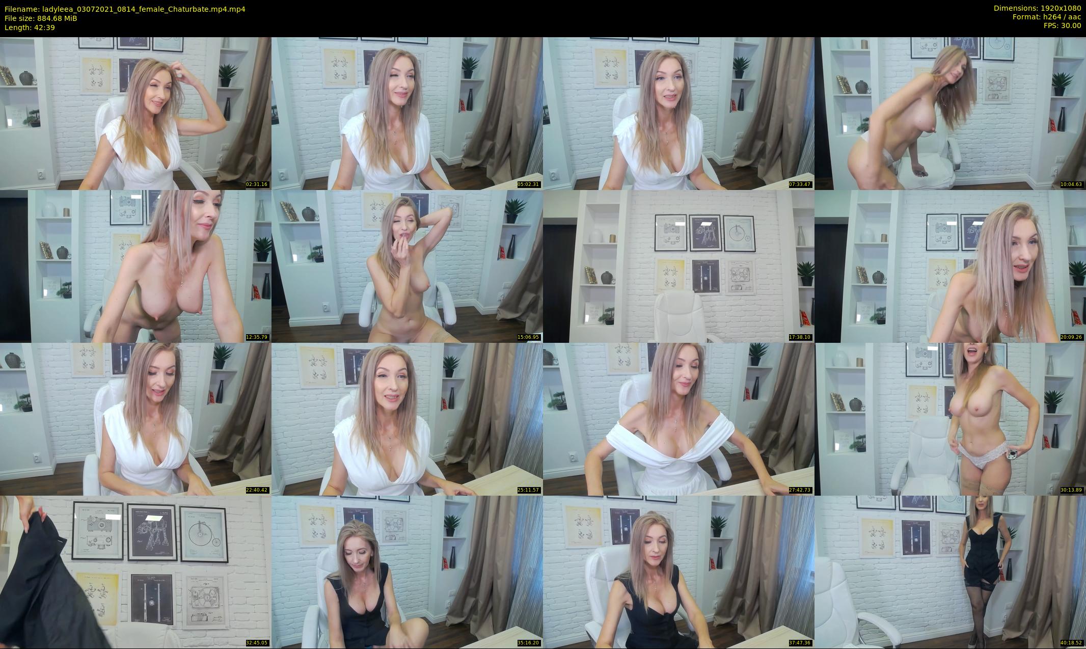 ladyleea — 43 minute Chaturbate female cam show recording, 1080p, Jul 3, 2021