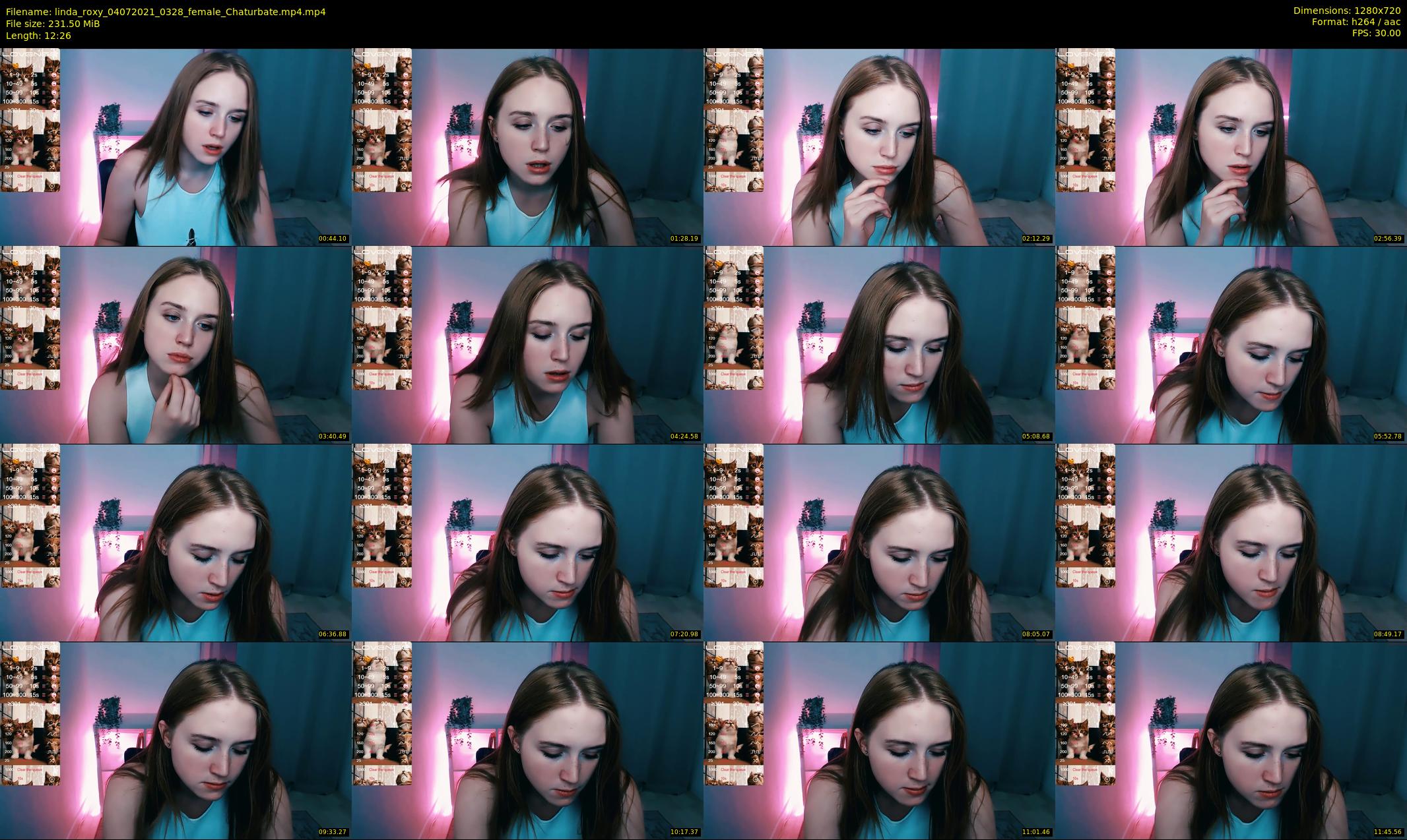 linda_roxy — 13 minute Chaturbate female cam show recording, 720p, Jul 4, 2021