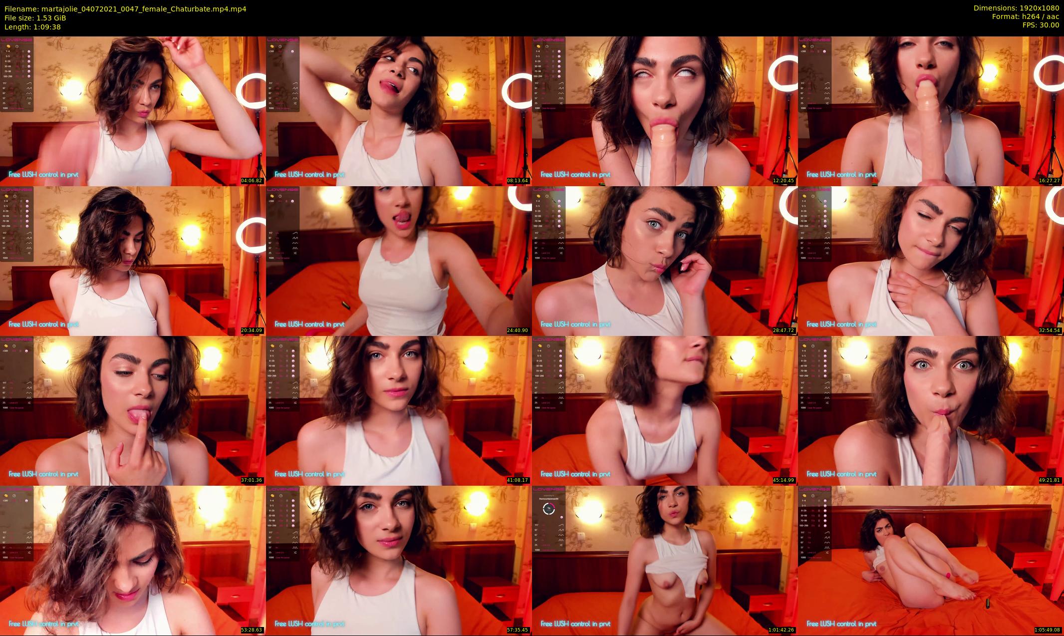 martajolie — 70 minute Chaturbate female cam show recording, 1080p, Jul 4, 2021