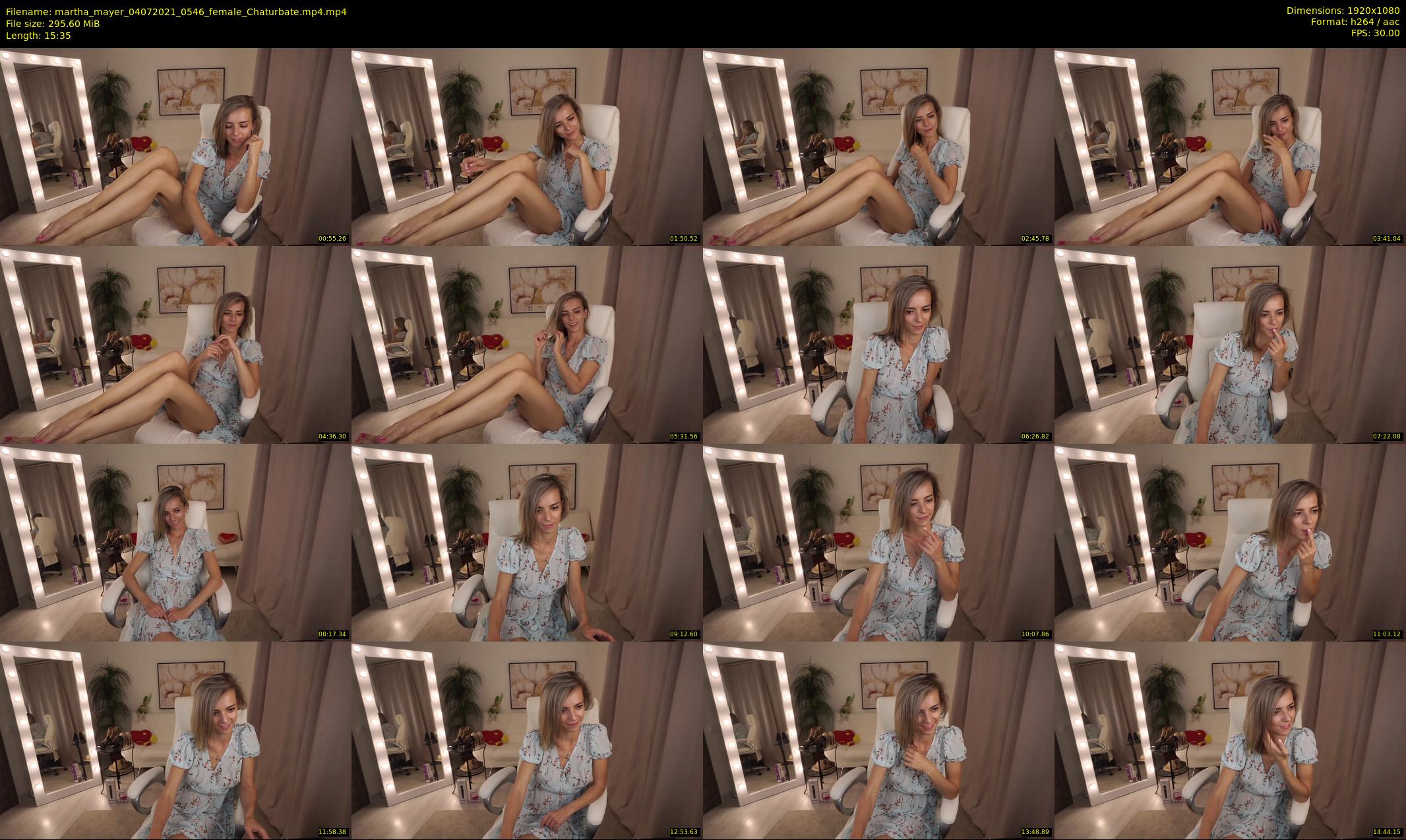 martha_mayer — 16 minute Chaturbate female cam show recording, 1080p, Jul 4, 2021