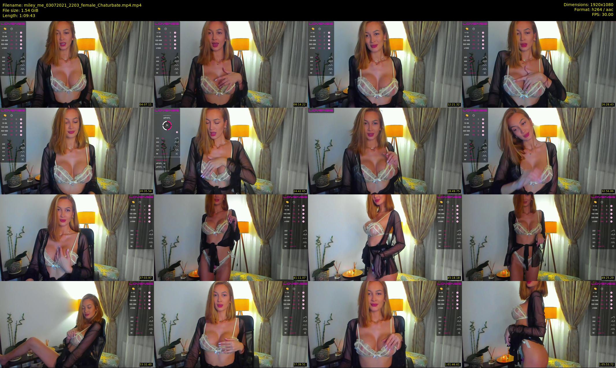 miley_me — 70 minute Chaturbate female cam show recording, 1080p, Jul 3, 2021