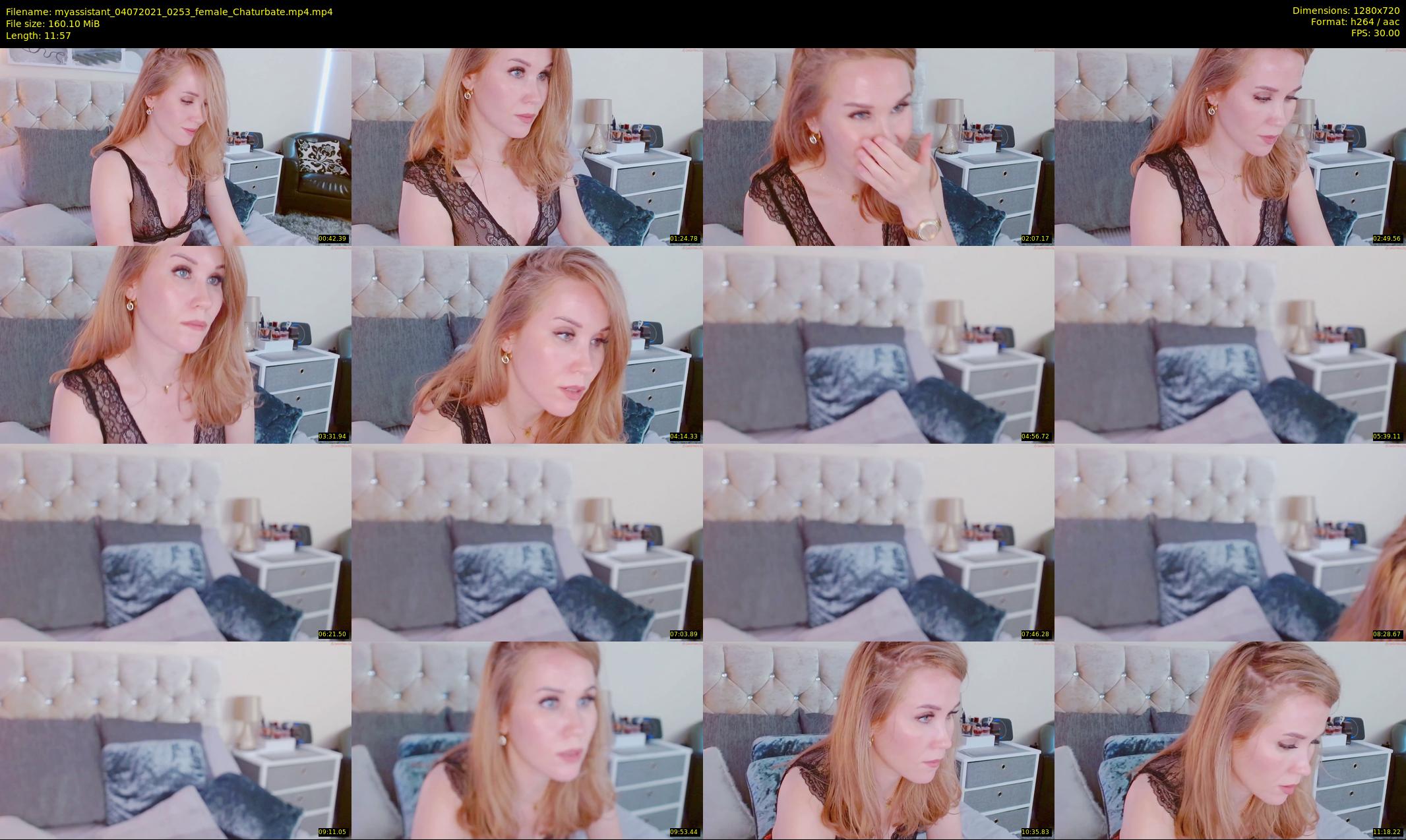 myassistant — 12 minute Chaturbate female cam show recording, 720p, Jul 4, 2021