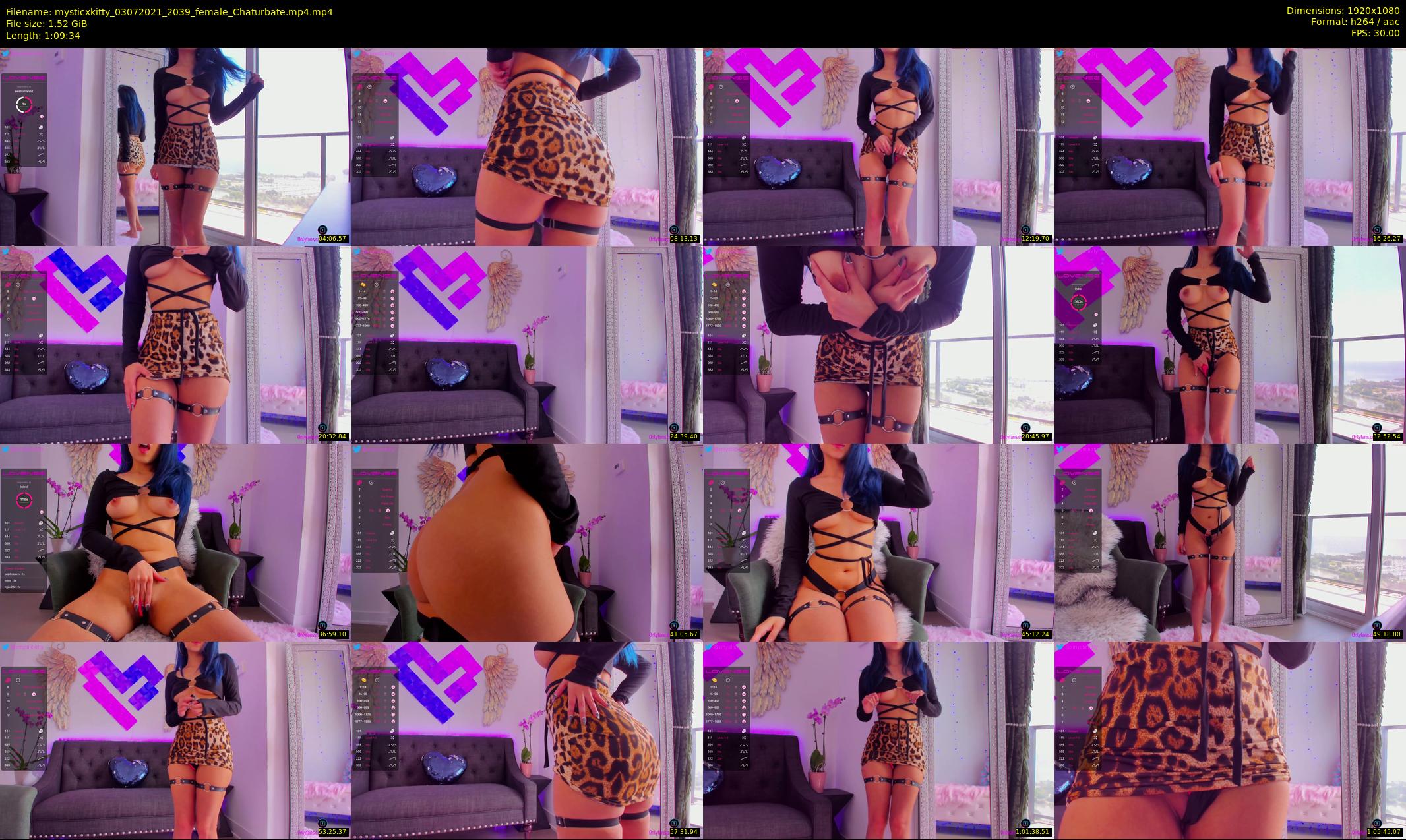 mysticxkitty — 70 minute Chaturbate female cam show recording, 1080p, Jul 3, 2021