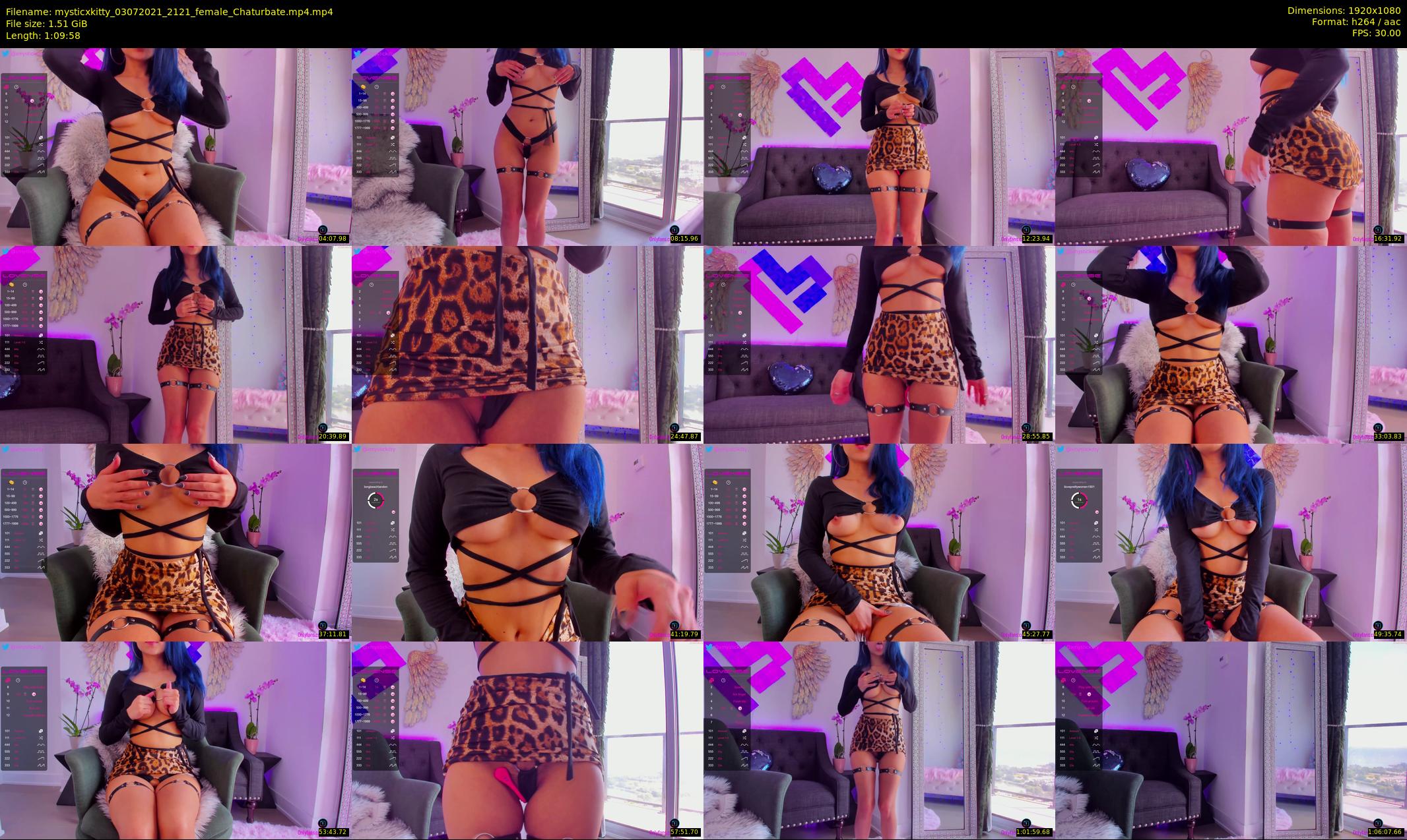 mysticxkitty — 70 minute Chaturbate female cam show recording, 1080p, Jul 3, 2021