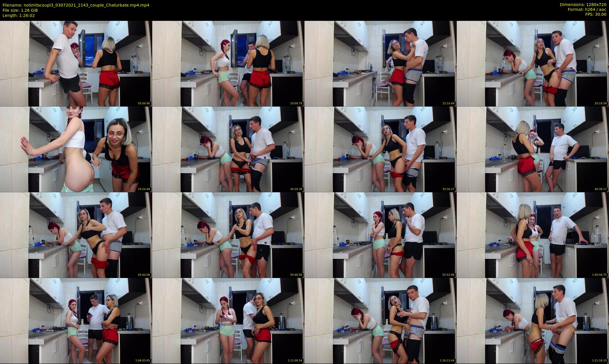 nolimitscoupl3 — 87 minute Chaturbate couple cam show recording, 720p, Jul 3, 2021