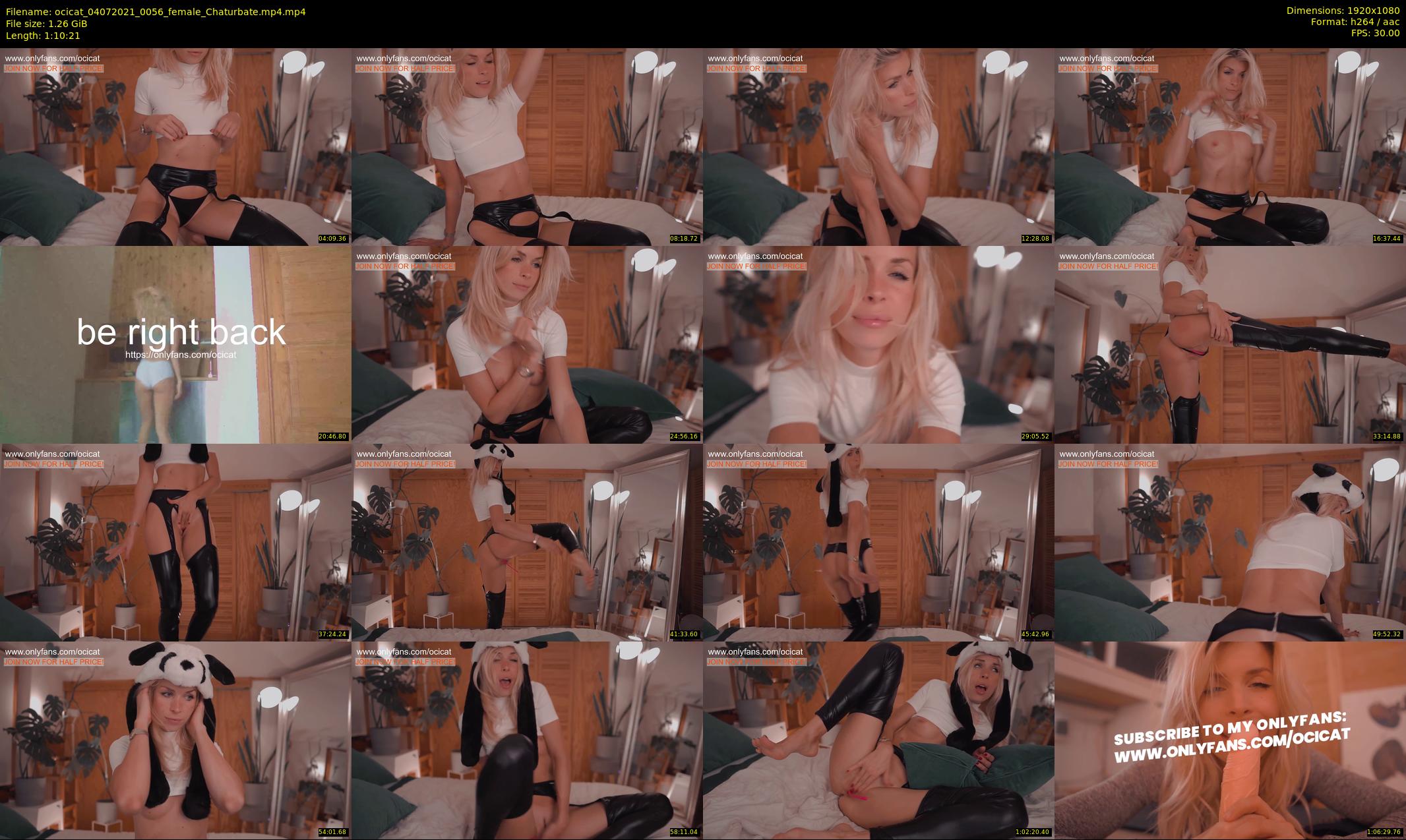 ocicat — 71 minute Chaturbate female cam show recording, 1080p, Jul 4, 2021