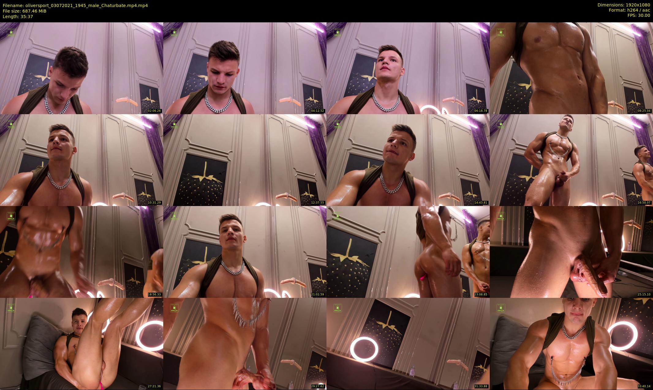 oliversport — 36 minute Chaturbate male cam show recording, 1080p, Jul 3, 2021