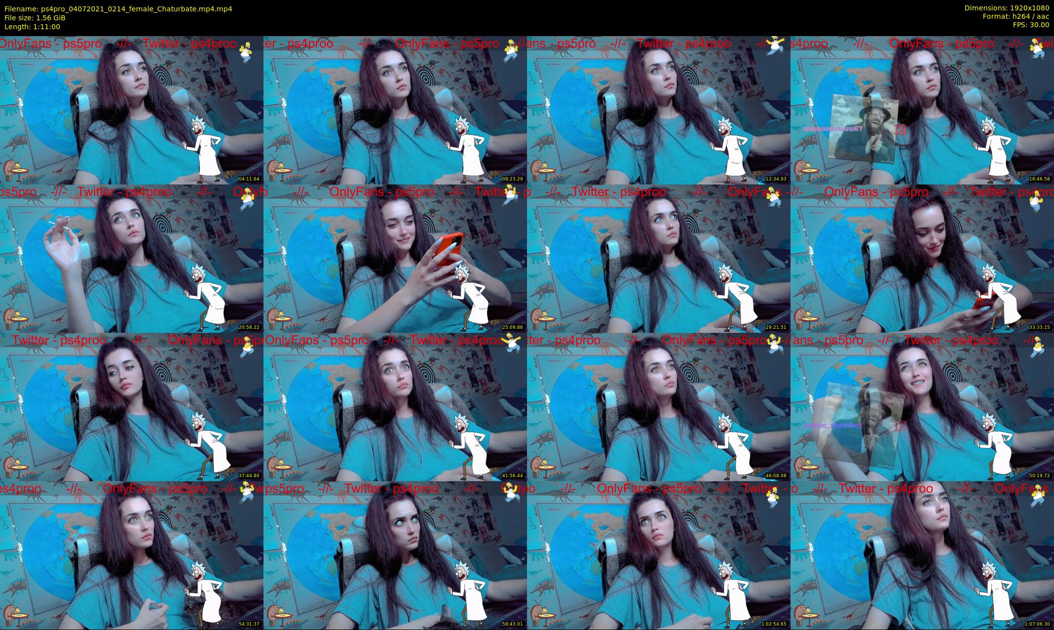 ps4pro — 71 minute Chaturbate female cam show recording, 1080p, Jul 4, 2021