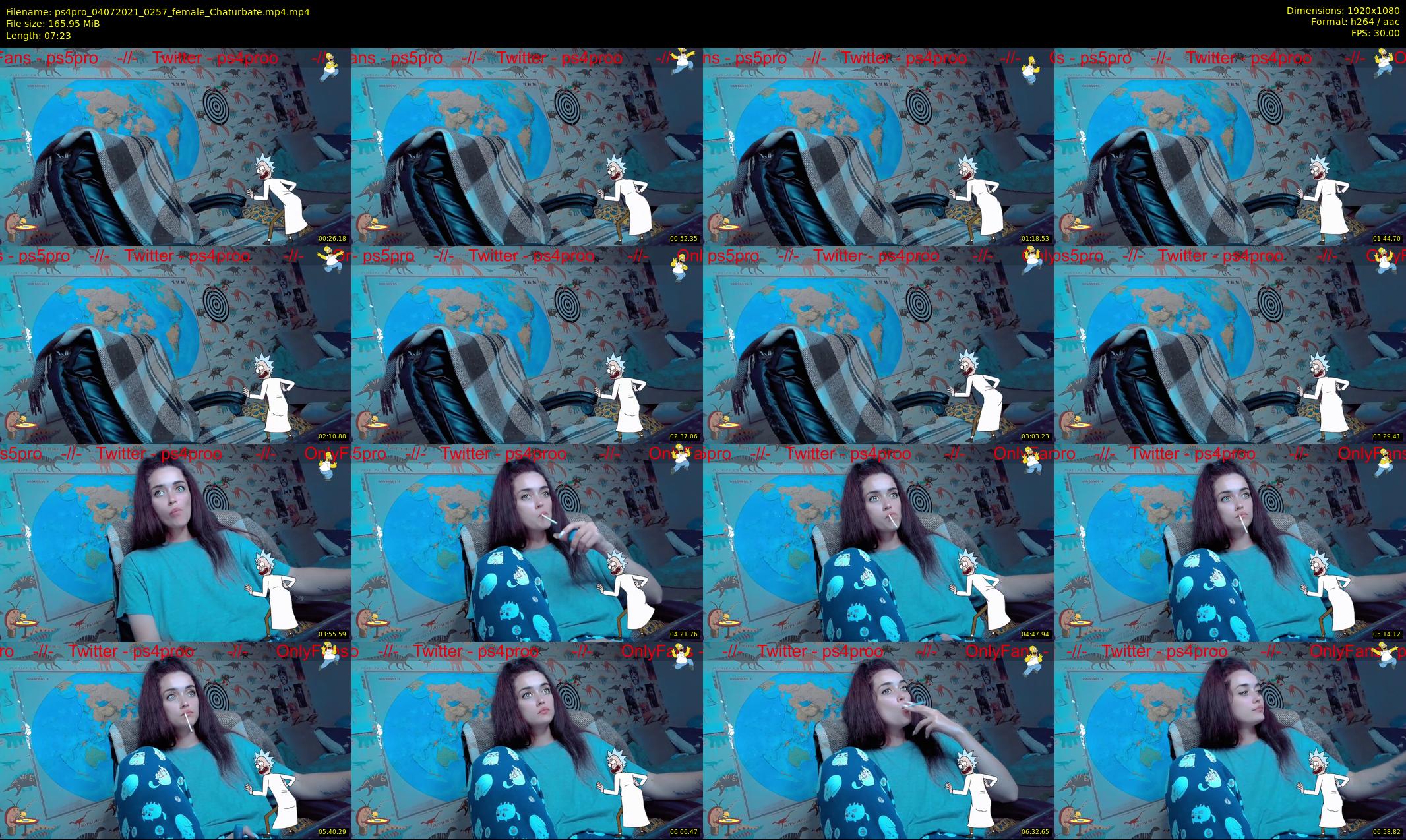 ps4pro — 8 minute Chaturbate female cam show recording, 1080p, Jul 4, 2021