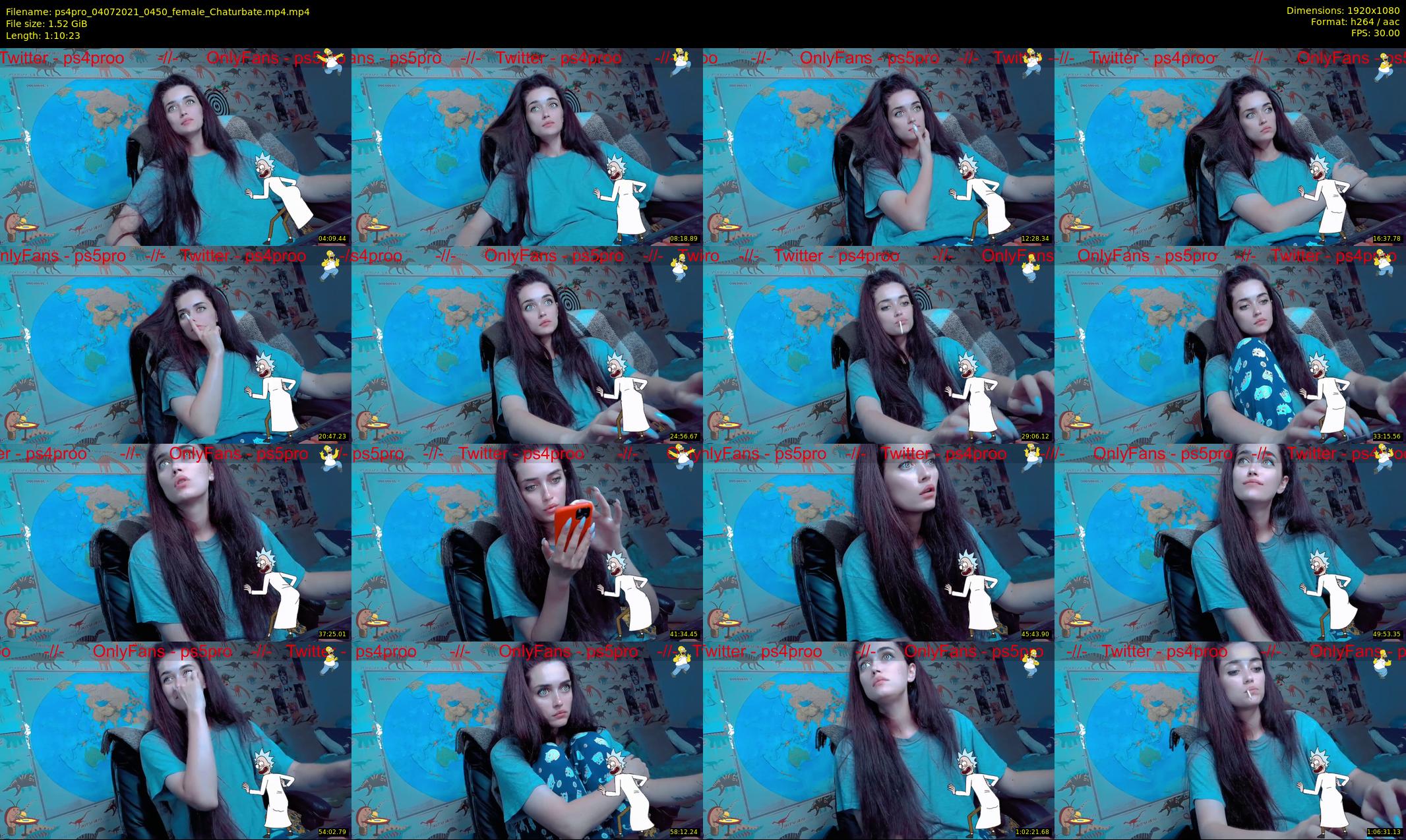 ps4pro — 71 minute Chaturbate female cam show recording, 1080p, Jul 4, 2021