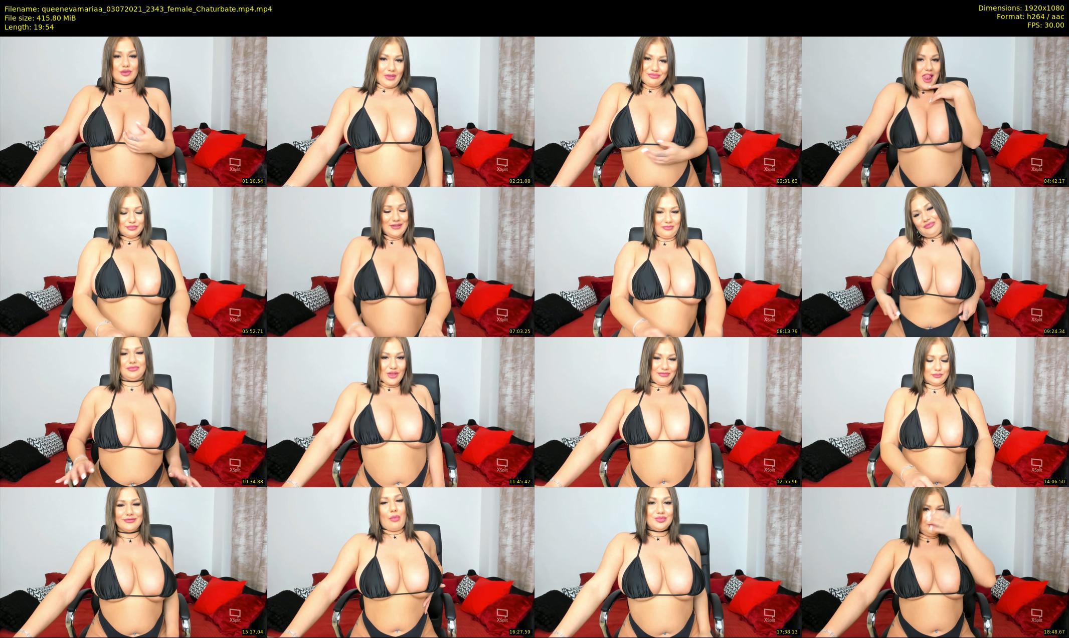 queenevamariaa — 20 minute Chaturbate female cam show recording, 1080p, Jul 3, 2021