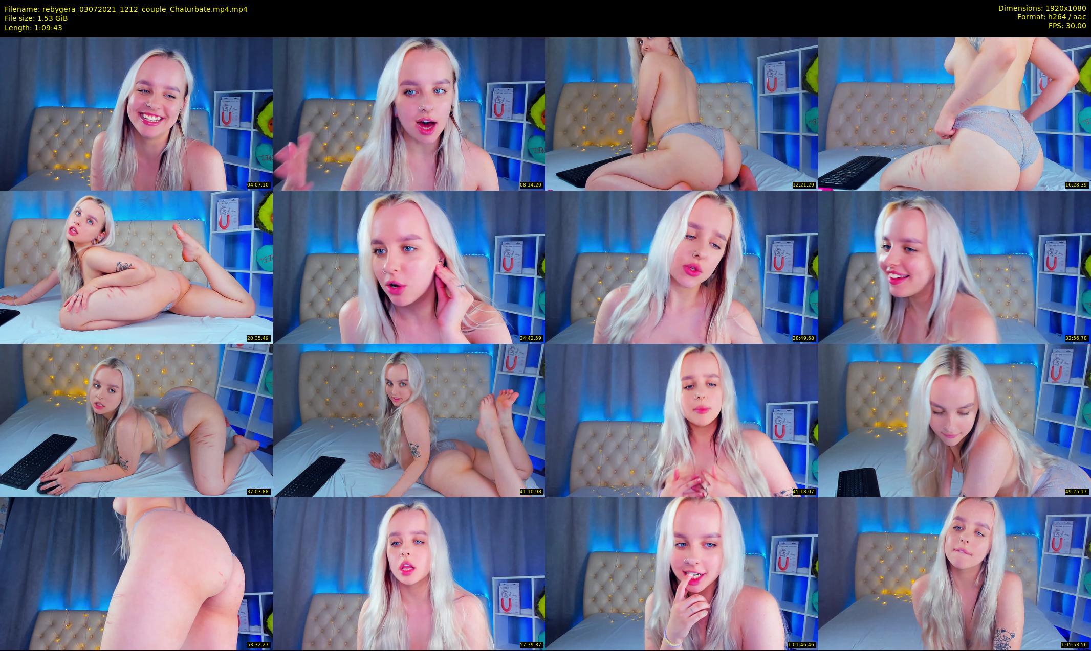 rebygera — 70 minute Chaturbate couple cam show recording, 1080p, Jul 3, 2021