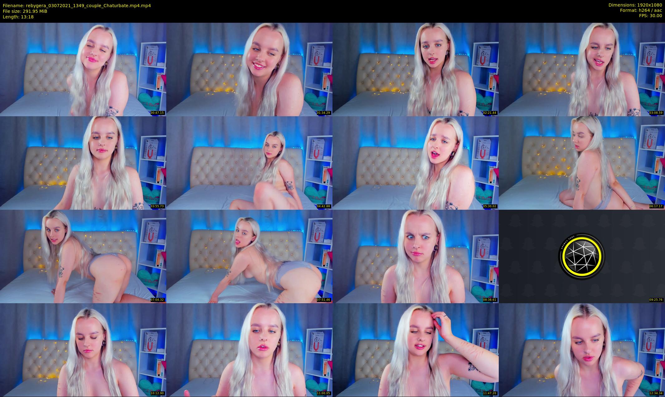 rebygera — 14 minute Chaturbate couple cam show recording, 1080p, Jul 3, 2021