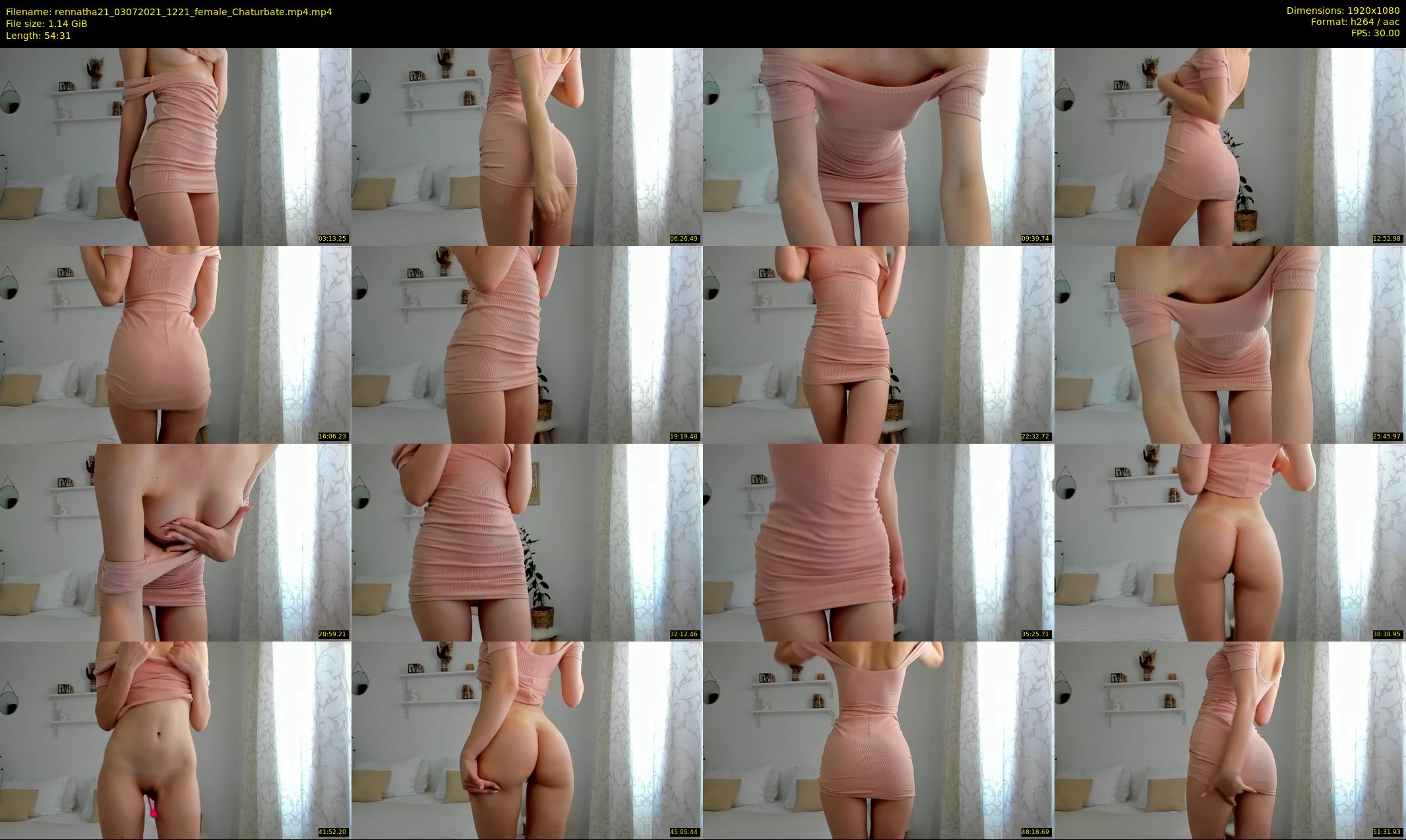 rennatha21 — 55 minute Chaturbate female cam show recording, 1080p, Jul 3, 2021