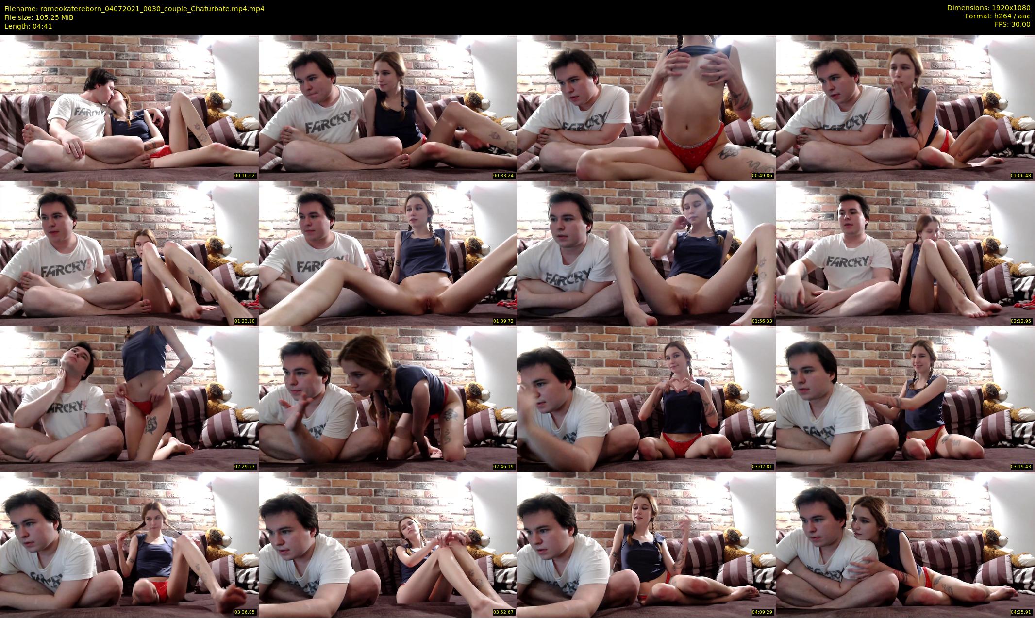 romeokatereborn — 5 minute Chaturbate couple cam show recording, 1080p, Jul 4, 2021