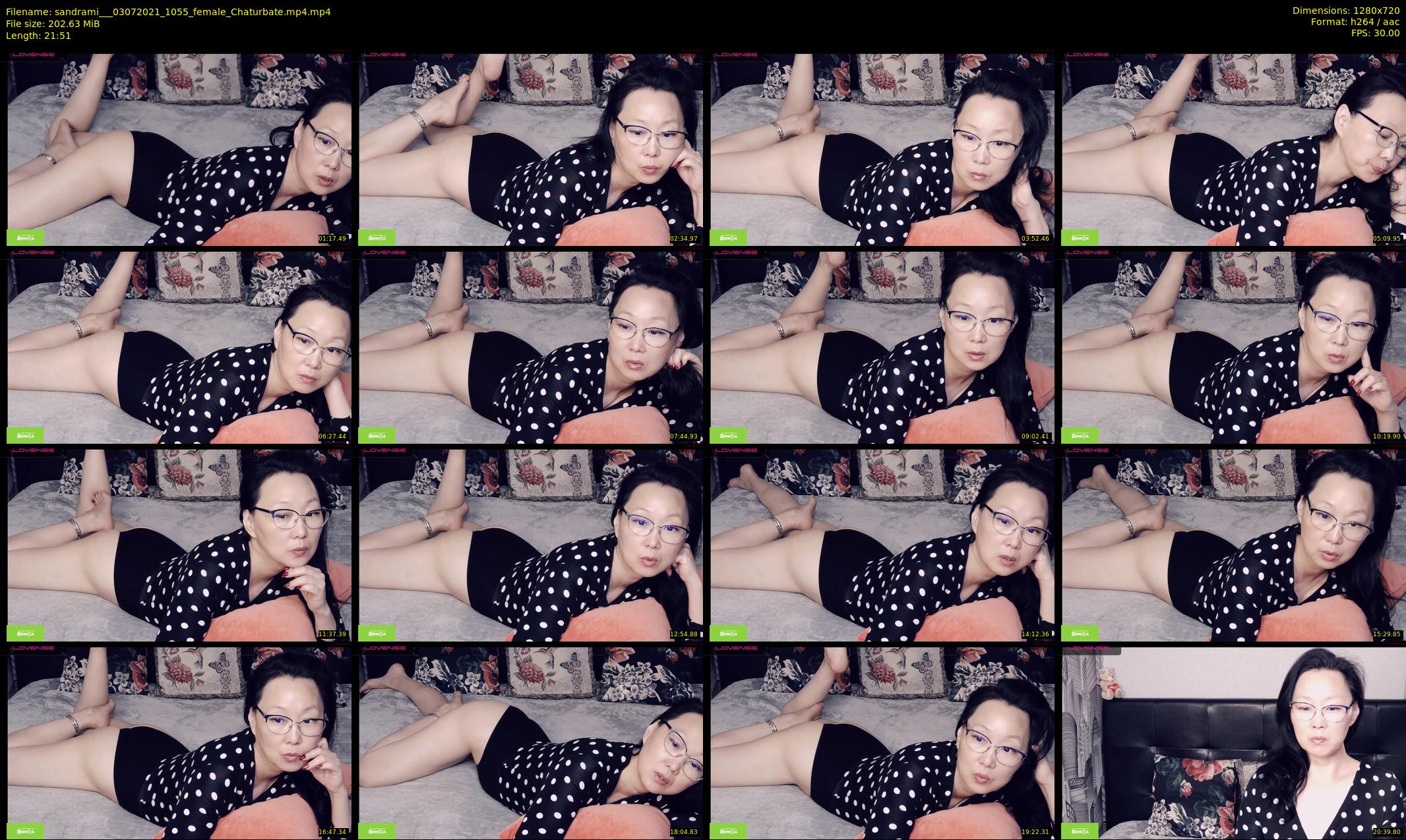 sandrami__ — 22 minute Chaturbate female cam show recording, 720p, Jul 3, 2021