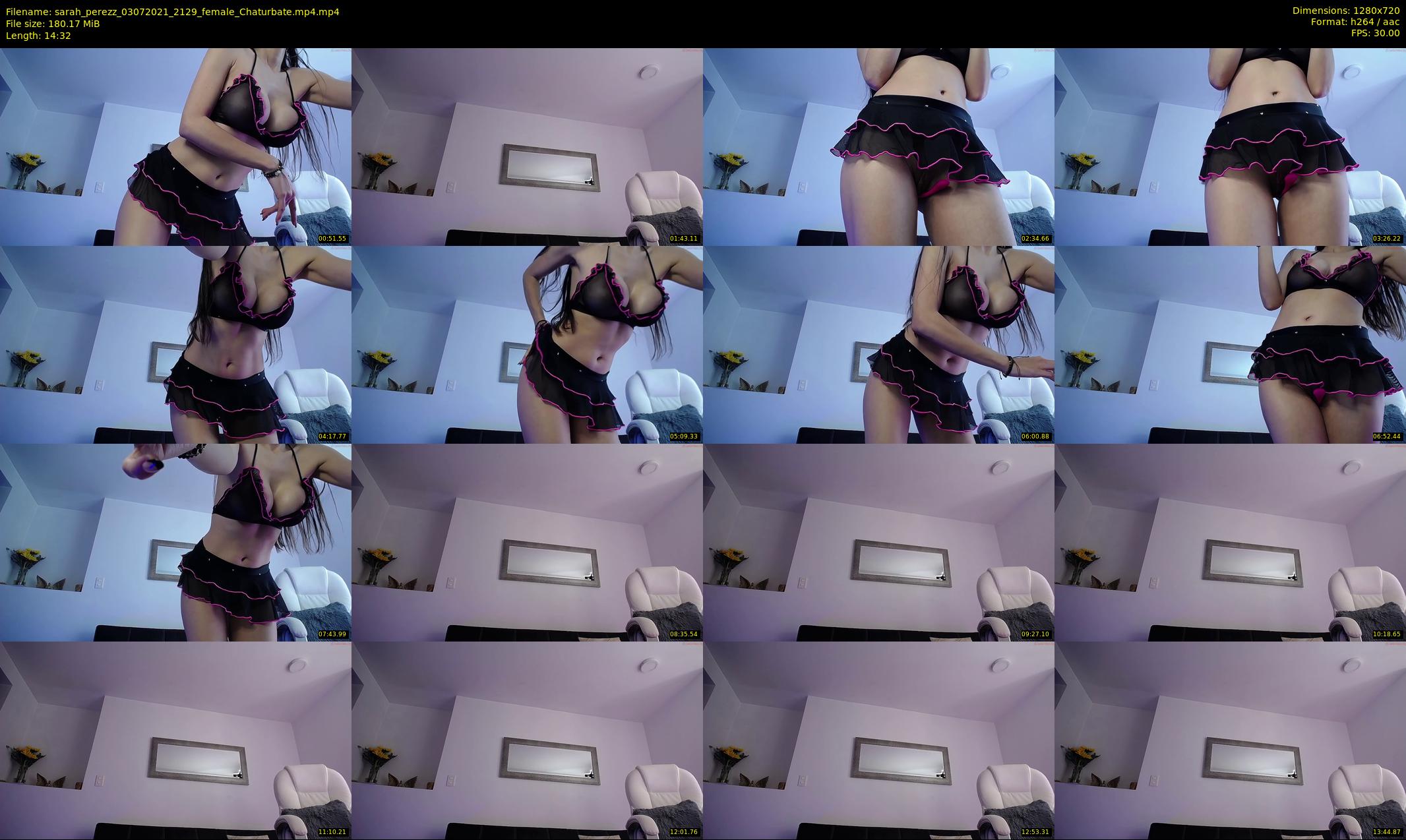 sarah_perezz — 15 minute Chaturbate female cam show recording, 720p, Jul 3, 2021
