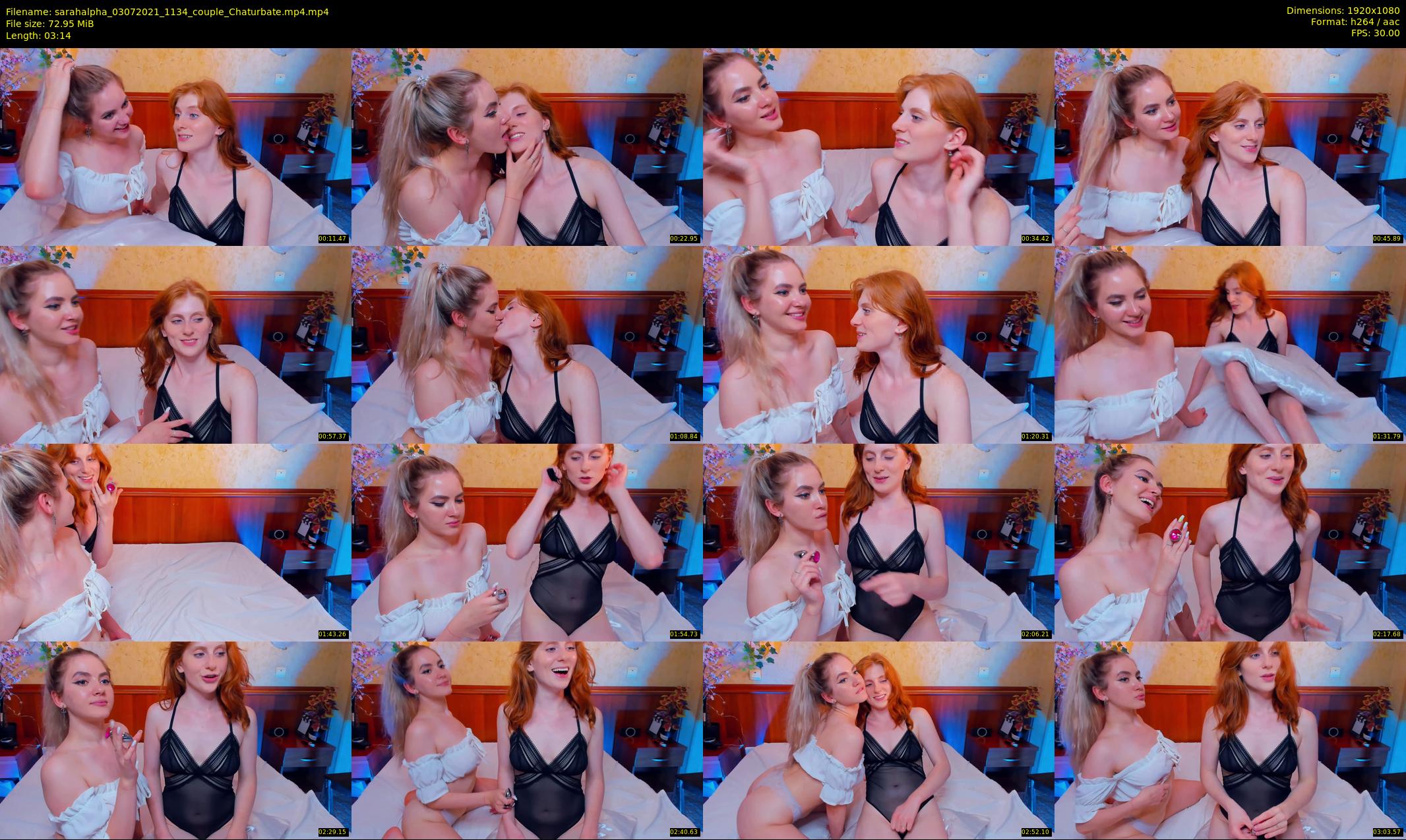 sarahalpha — 4 minute Chaturbate couple cam show recording, 1080p, Jul 3, 2021