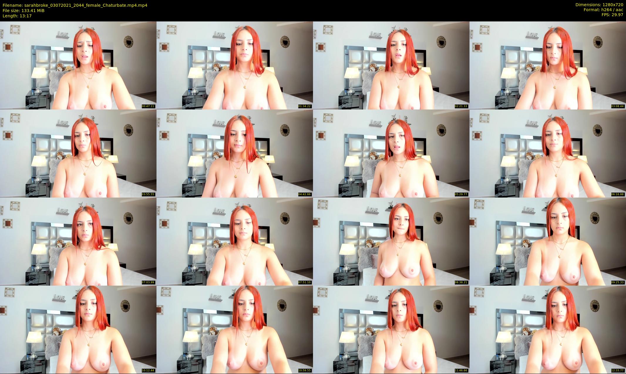 sarahbroke — 14 minute Chaturbate female cam show recording, 720p, Jul 3, 2021