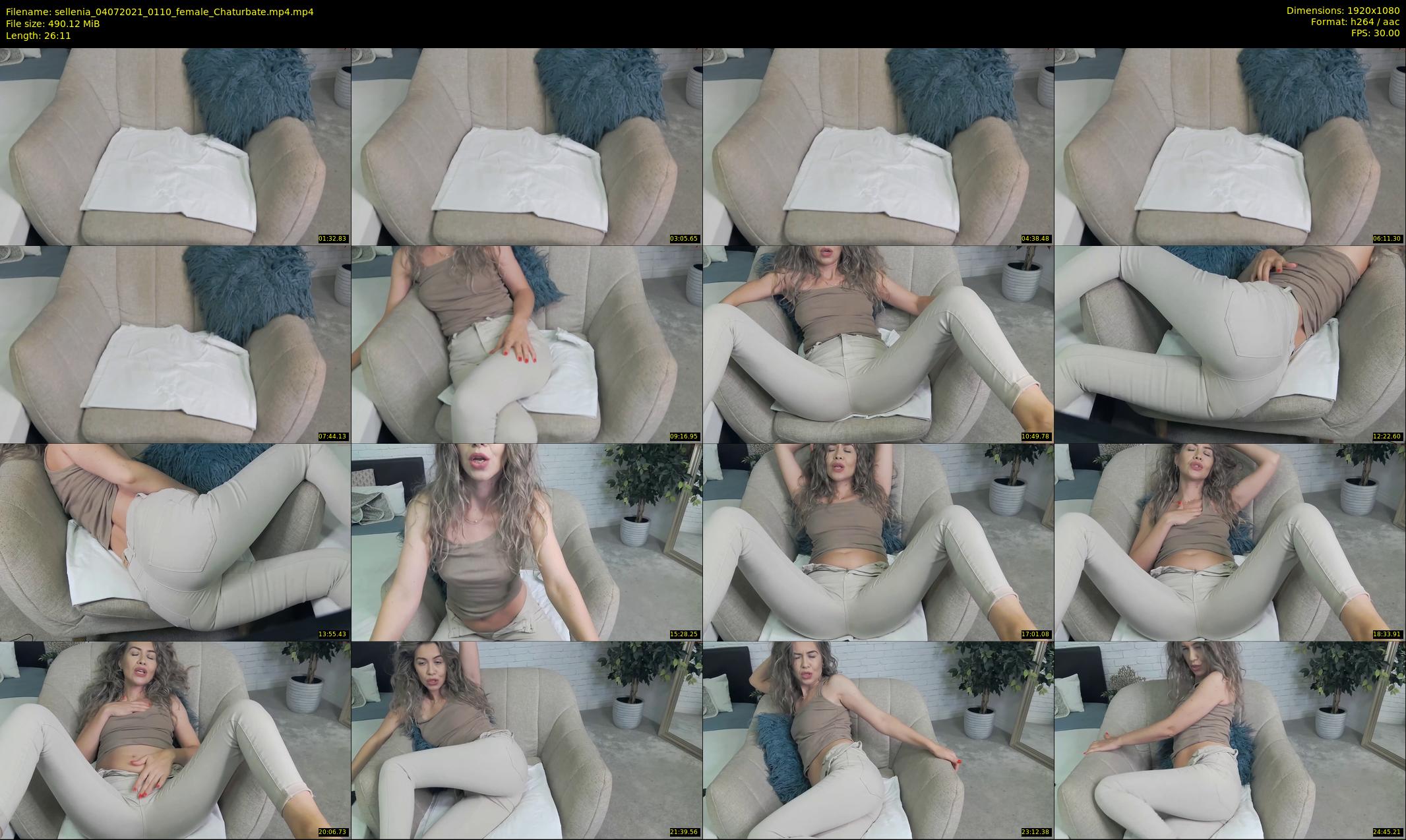 sellenia — 27 minute Chaturbate female cam show recording, 1080p, Jul 4, 2021