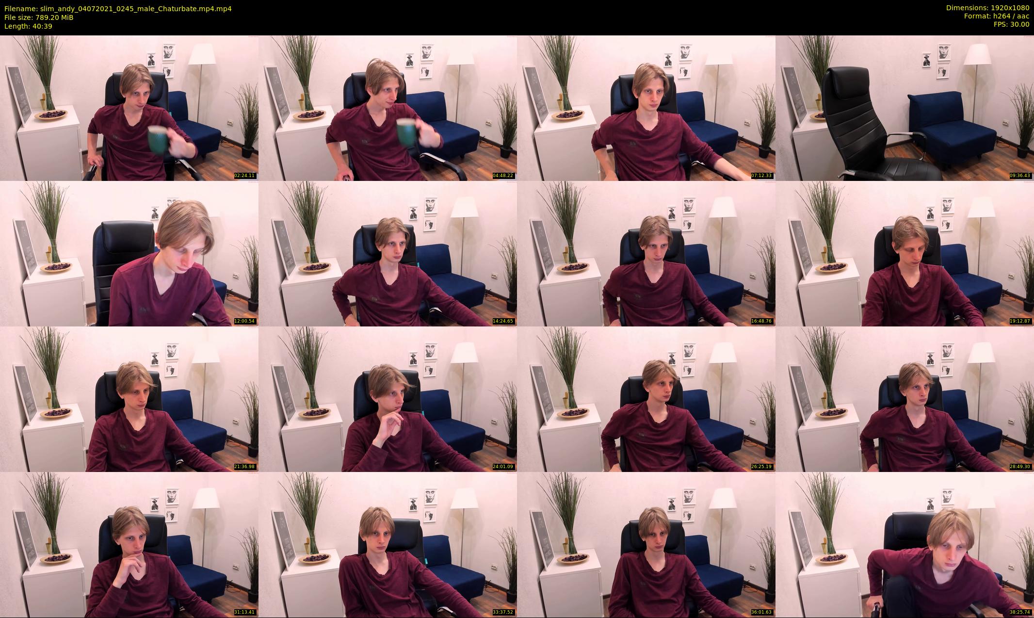 slim_andy — 41 minute Chaturbate male cam show recording, 1080p, Jul 4, 2021