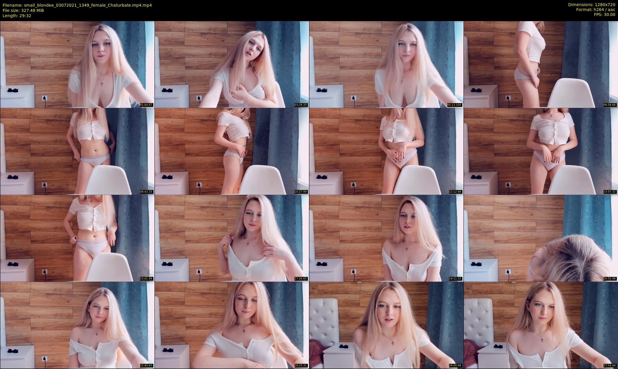 small_blondee — 30 minute Chaturbate female cam show recording, 720p, Jul 3, 2021