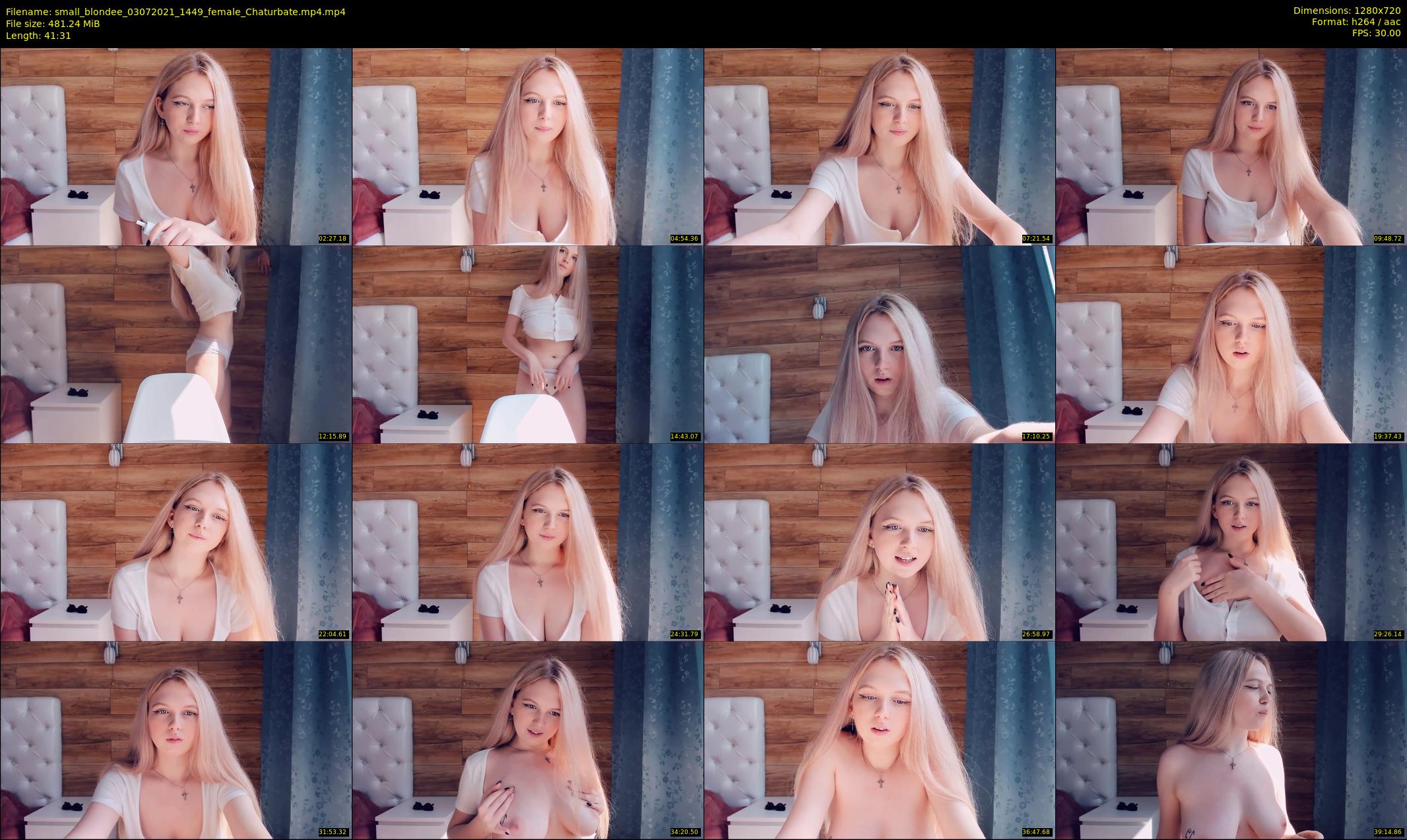 small_blondee — 42 minute Chaturbate female cam show recording, 720p, Jul 3, 2021