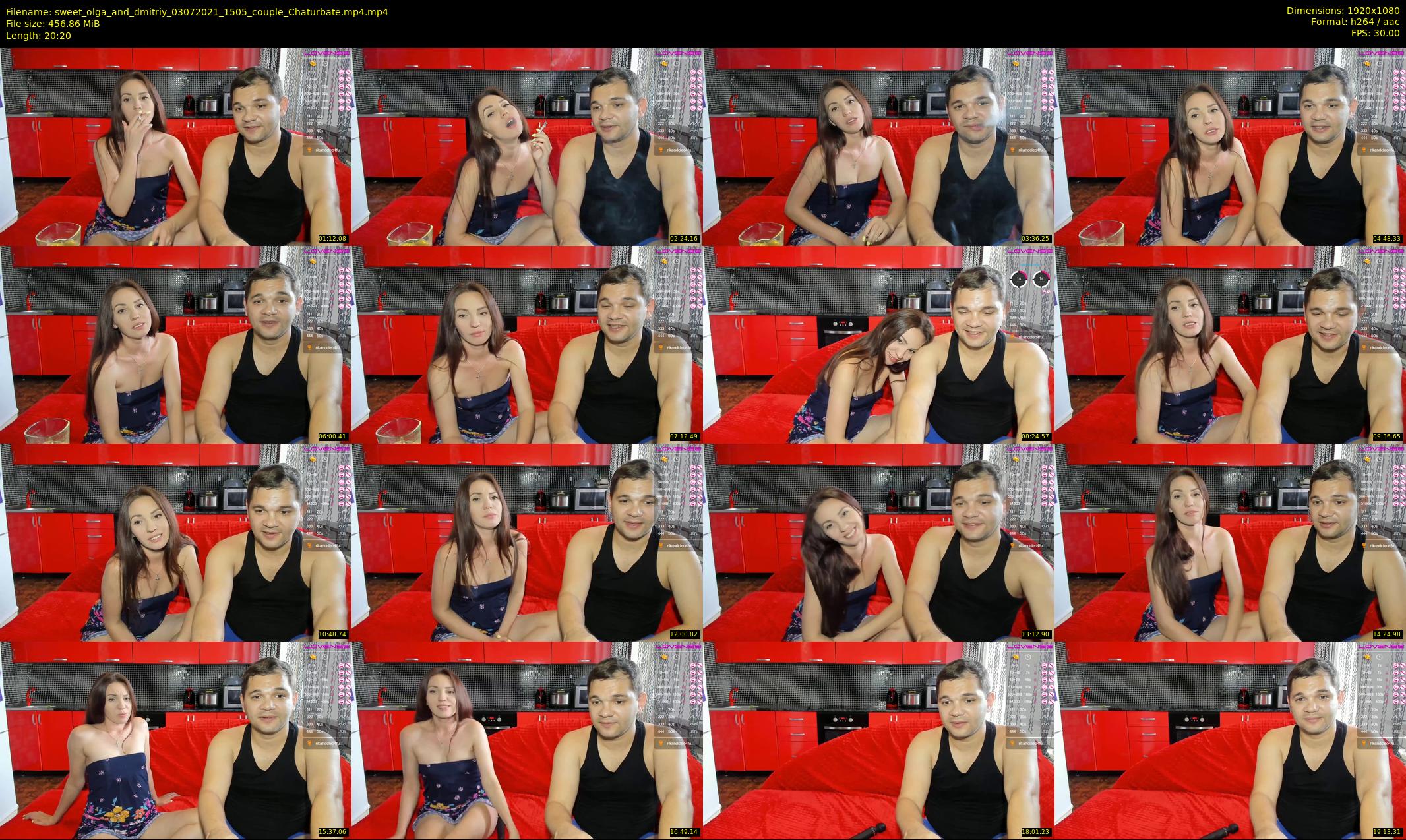 sweet_olga_and_dmitriy — 21 minute Chaturbate couple cam show recording, 1080p, Jul 3, 2021