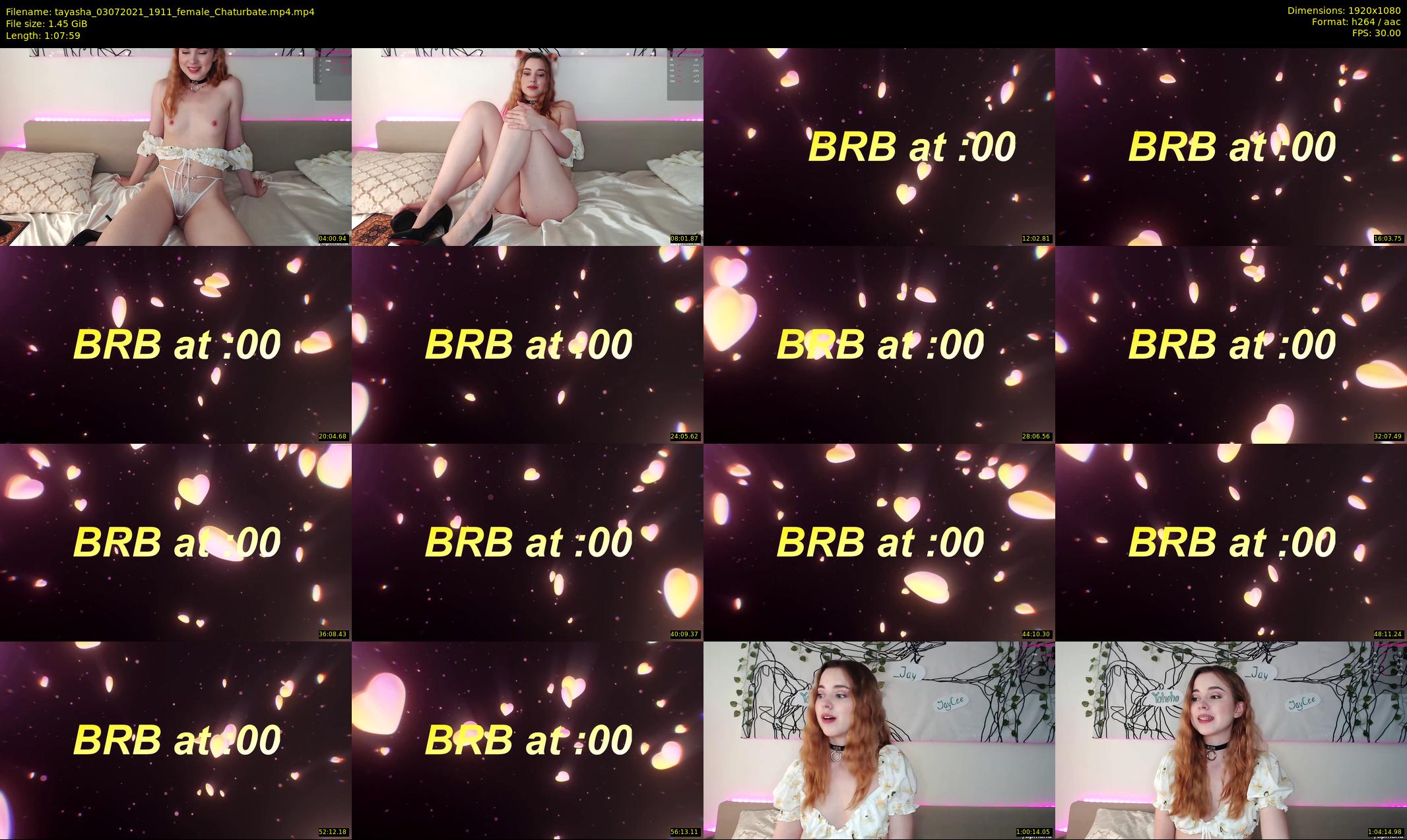 tayasha — 68 minute Chaturbate female cam show recording, 1080p, Jul 3, 2021
