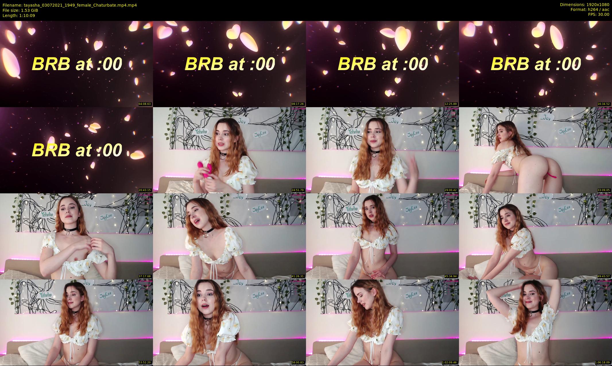 tayasha — 71 minute Chaturbate female cam show recording, 1080p, Jul 3, 2021