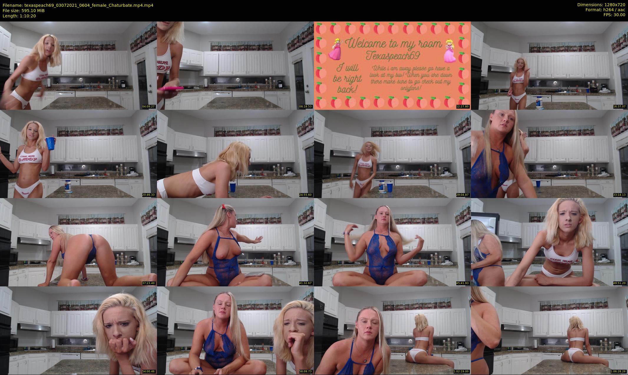 texaspeach69 — 71 minute Chaturbate female cam show recording, 720p, Jul 3, 2021
