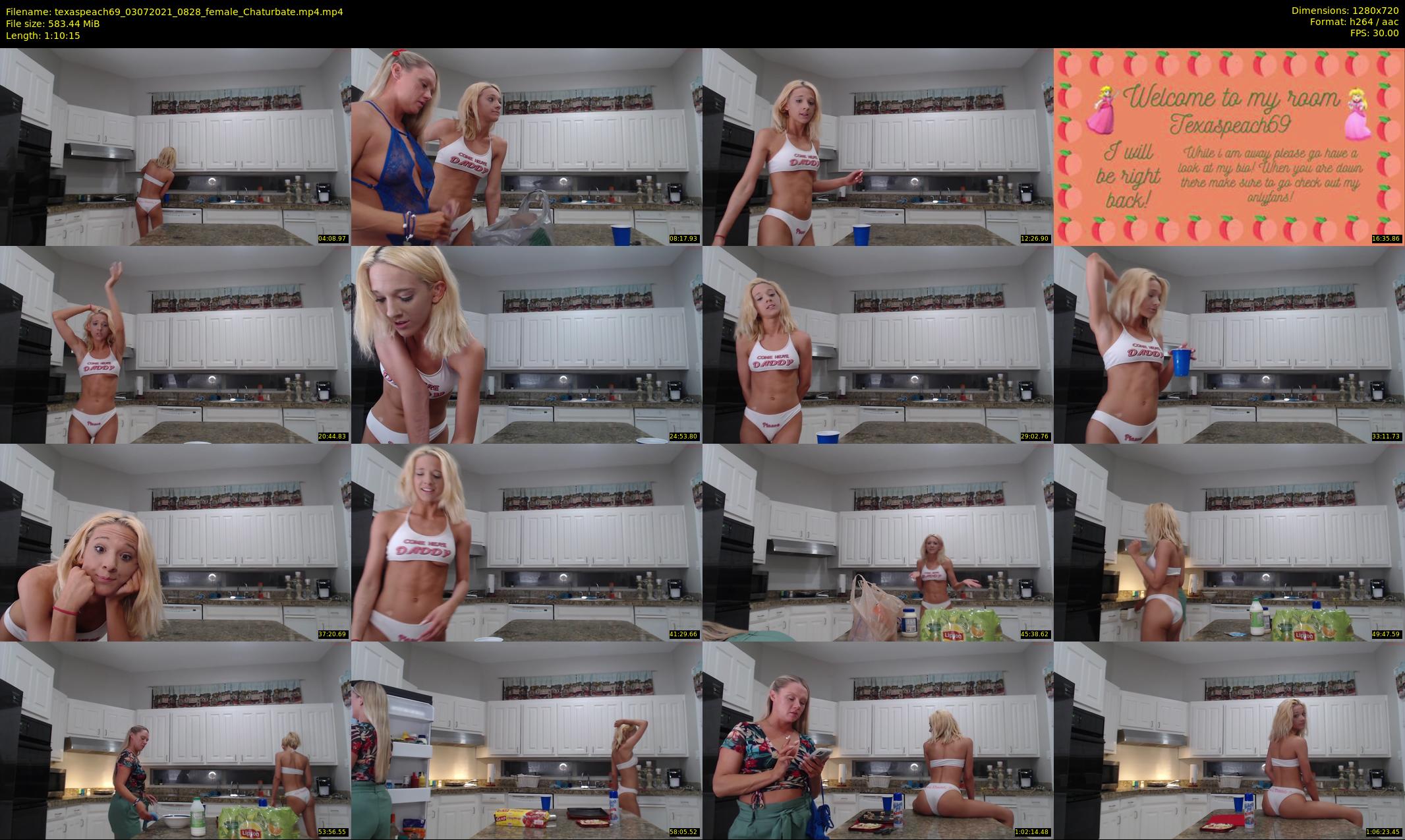 texaspeach69 — 71 minute Chaturbate female cam show recording, 720p, Jul 3, 2021