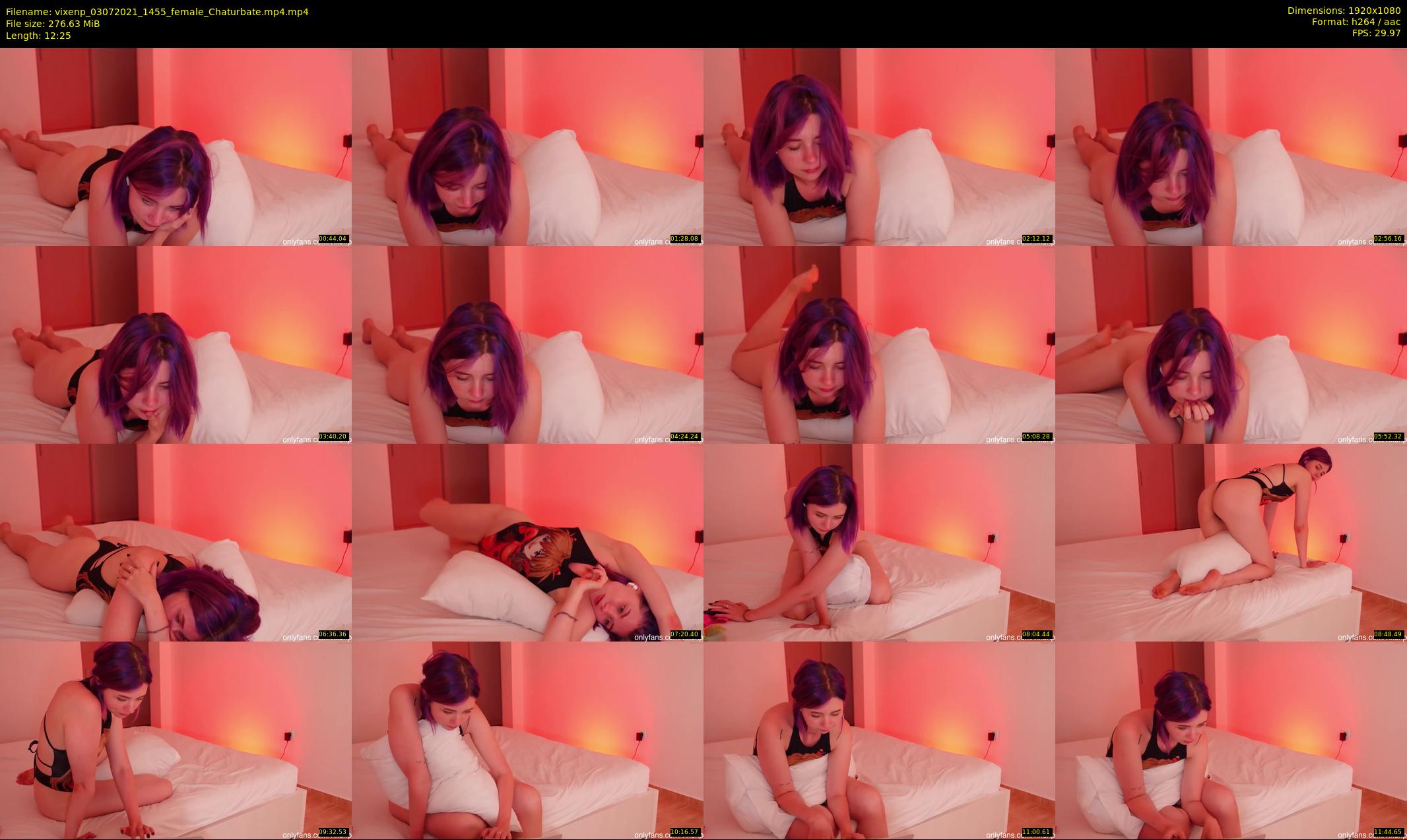 vixenp — 13 minute Chaturbate female cam show recording, 1080p, Jul 3, 2021