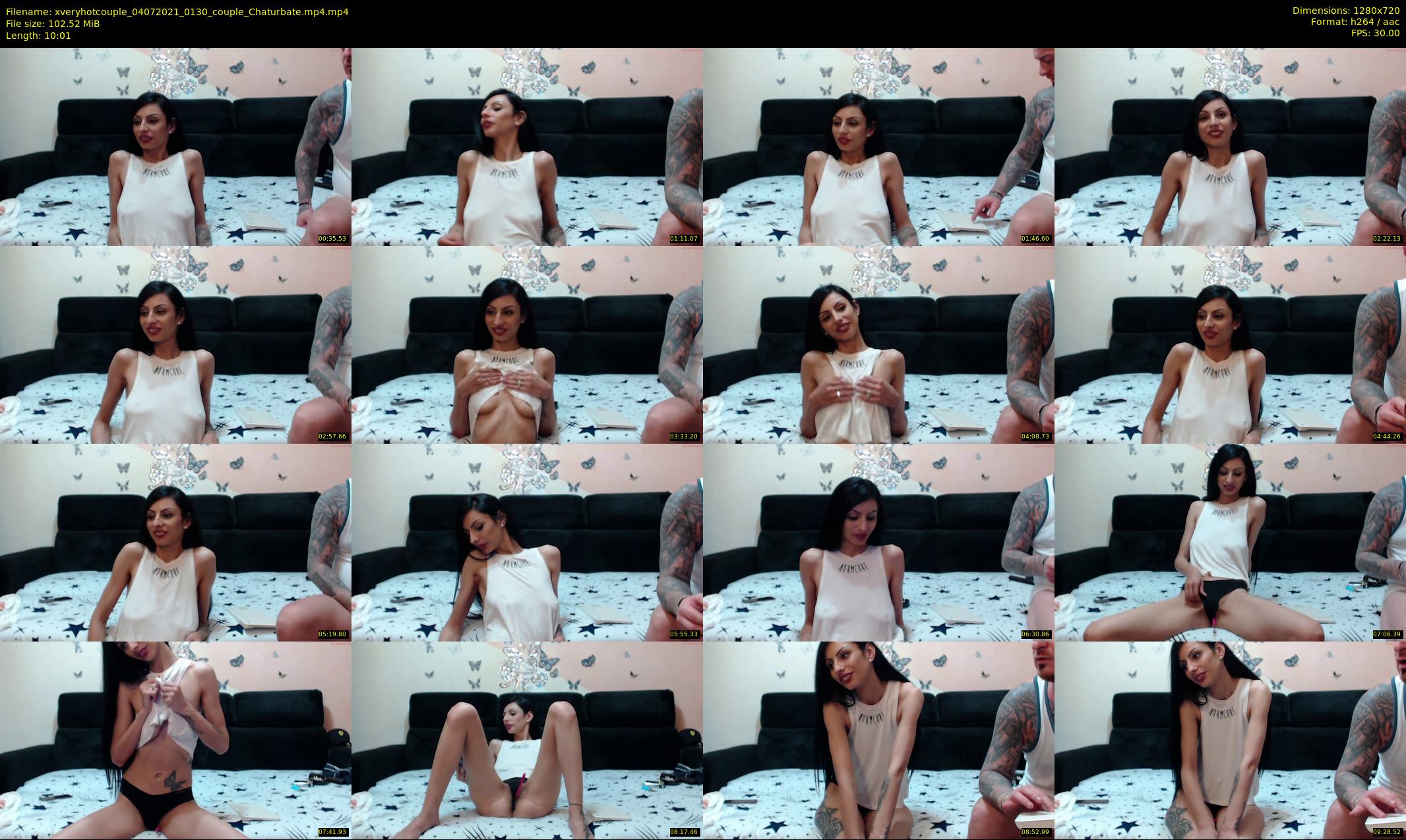 xveryhotcouple — 11 minute Chaturbate female cam show recording, 720p, Jul 4, 2021