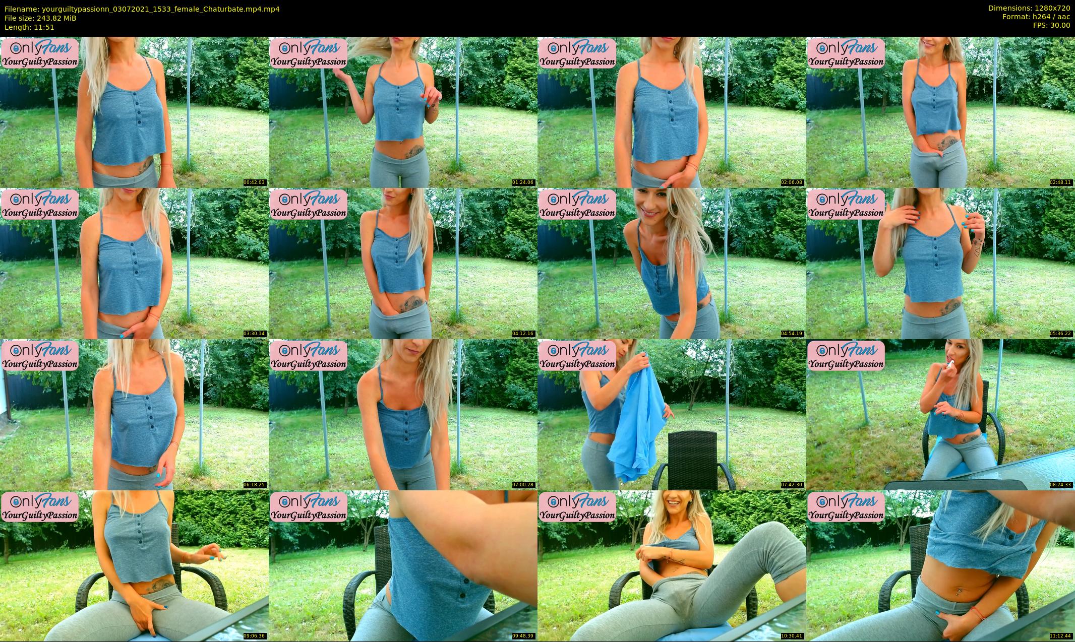 yourguiltypassionn — 12 minute Chaturbate female cam show recording, 720p, Jul 3, 2021