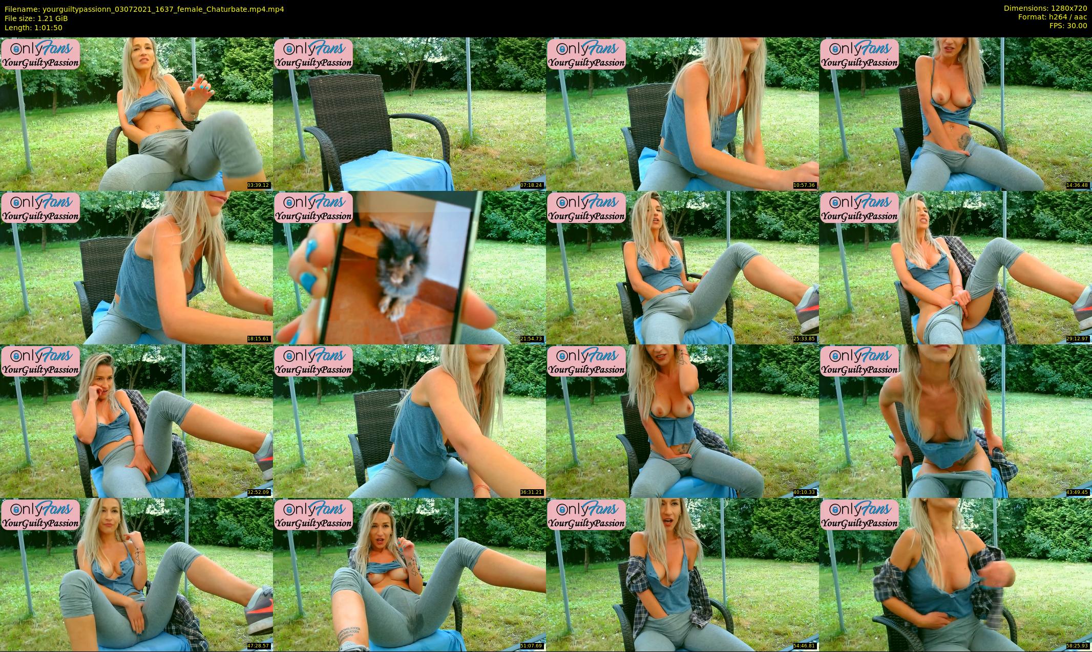 yourguiltypassionn — 62 minute Chaturbate female cam show recording, 720p, Jul 3, 2021