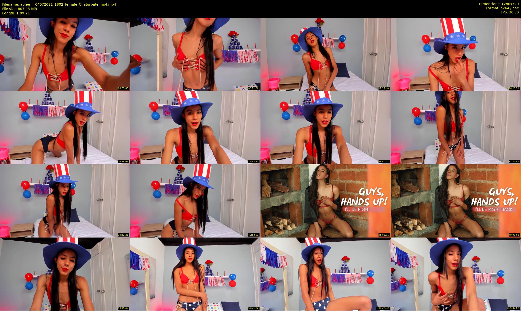abiee__ — 70 minute Chaturbate female cam show recording, 720p, Jul 4, 2021
