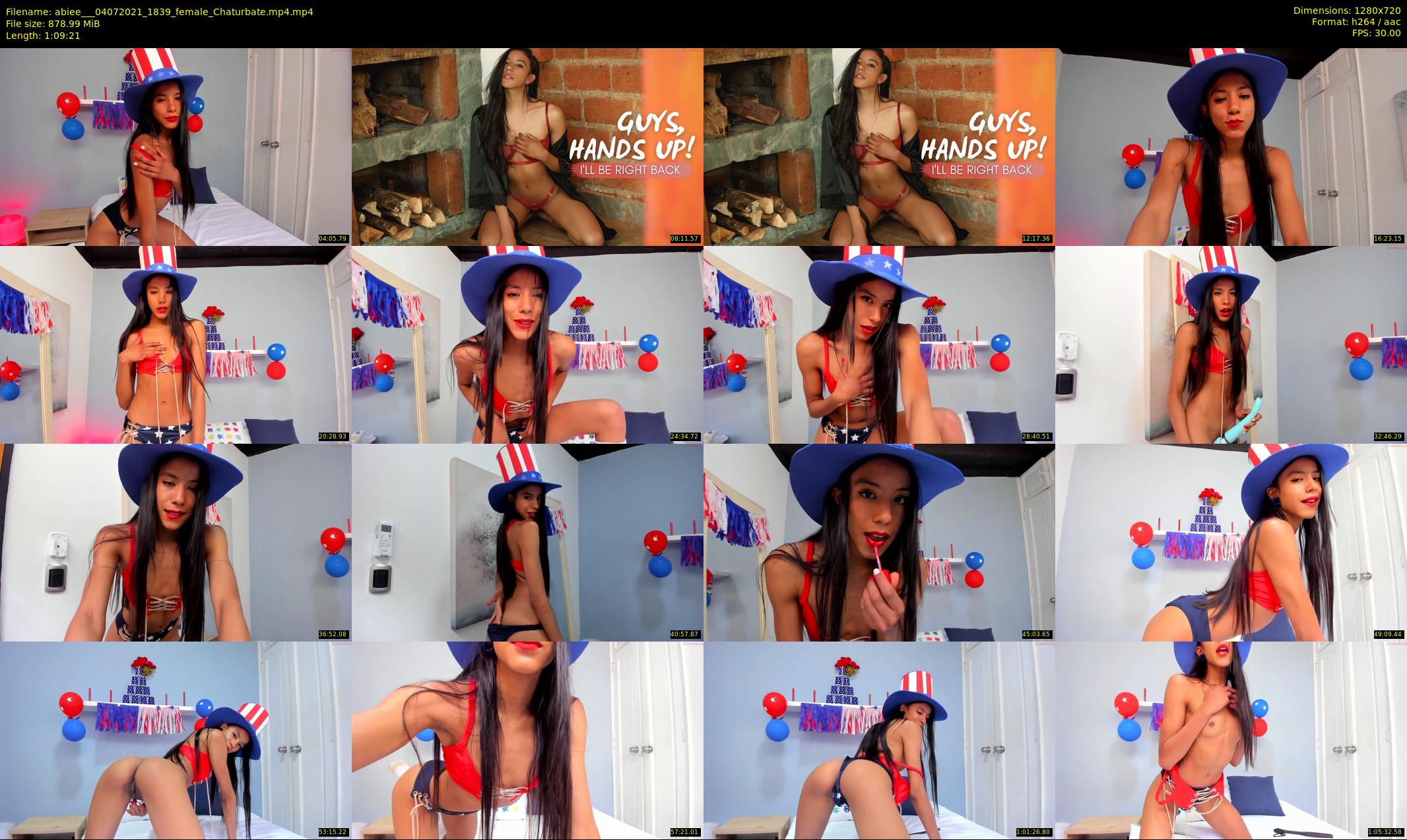 abiee__ — 70 minute Chaturbate female cam show recording, 720p, Jul 4, 2021