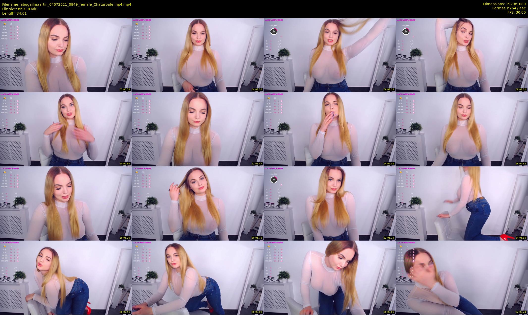 abogailmaartin — 35 minute Chaturbate female cam show recording, 1080p, Jul 4, 2021
