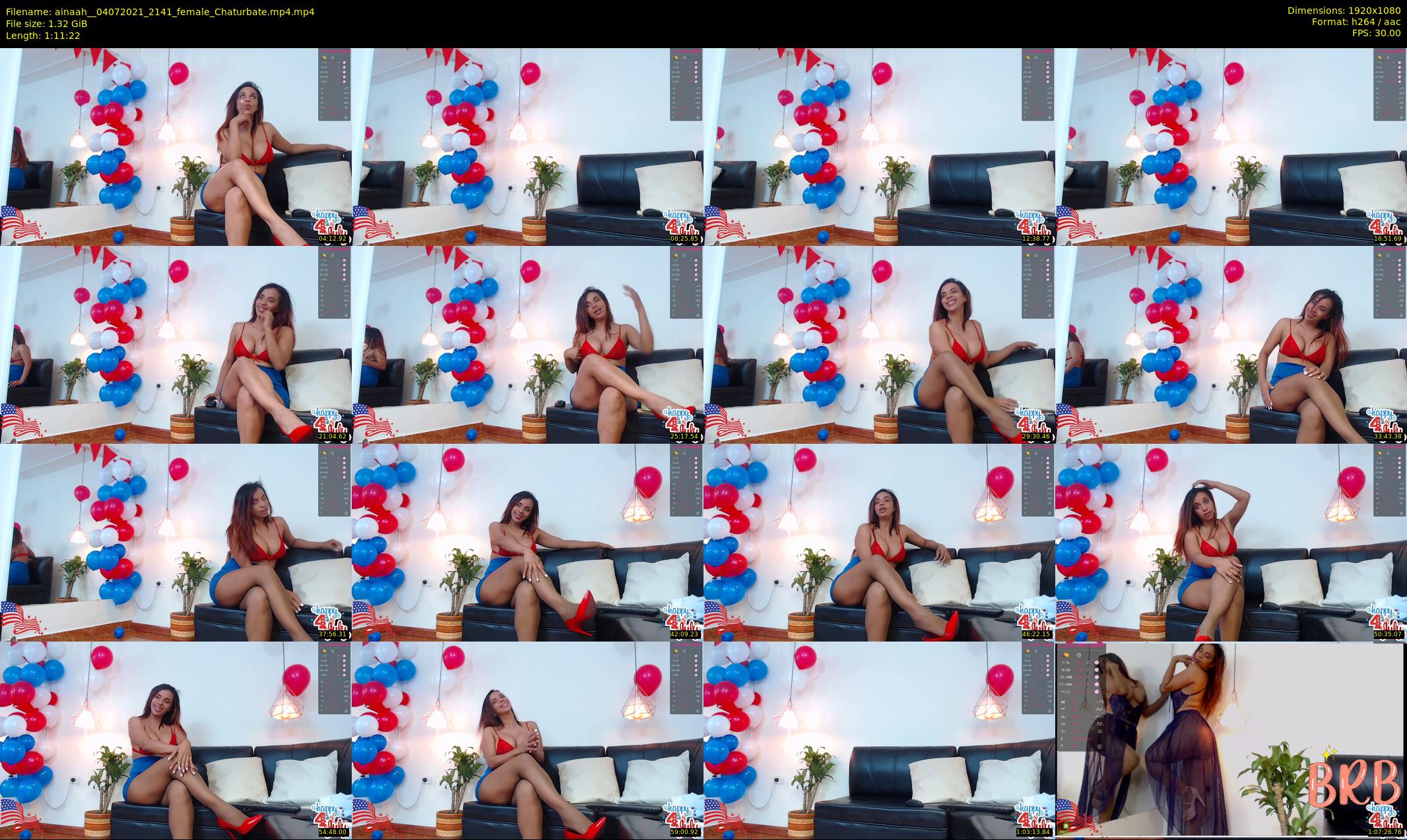 ainaah_ — 72 minute Chaturbate female cam show recording, 1080p, Jul 4, 2021