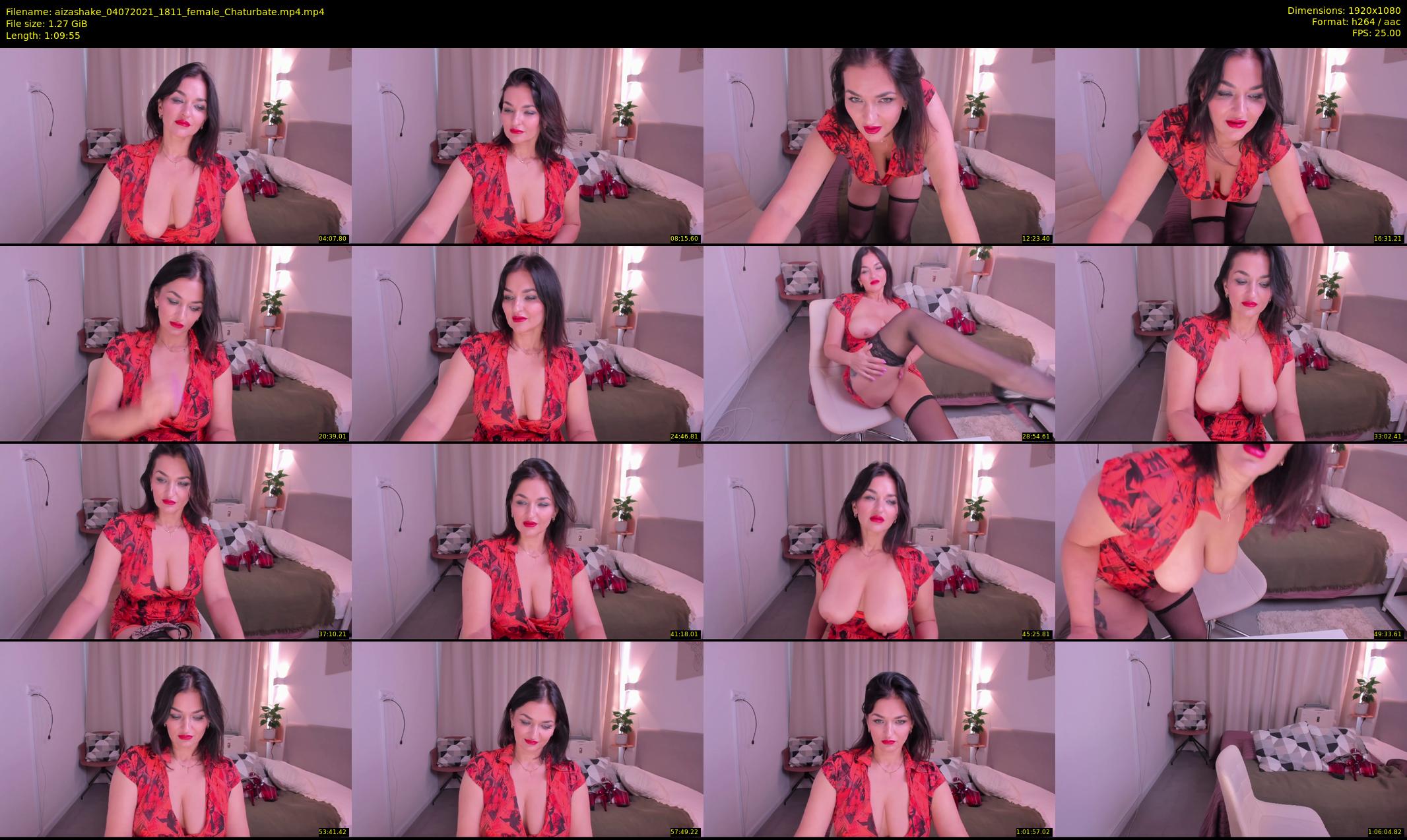 aizashake — 70 minute Chaturbate female cam show recording, 1080p, Jul 4, 2021
