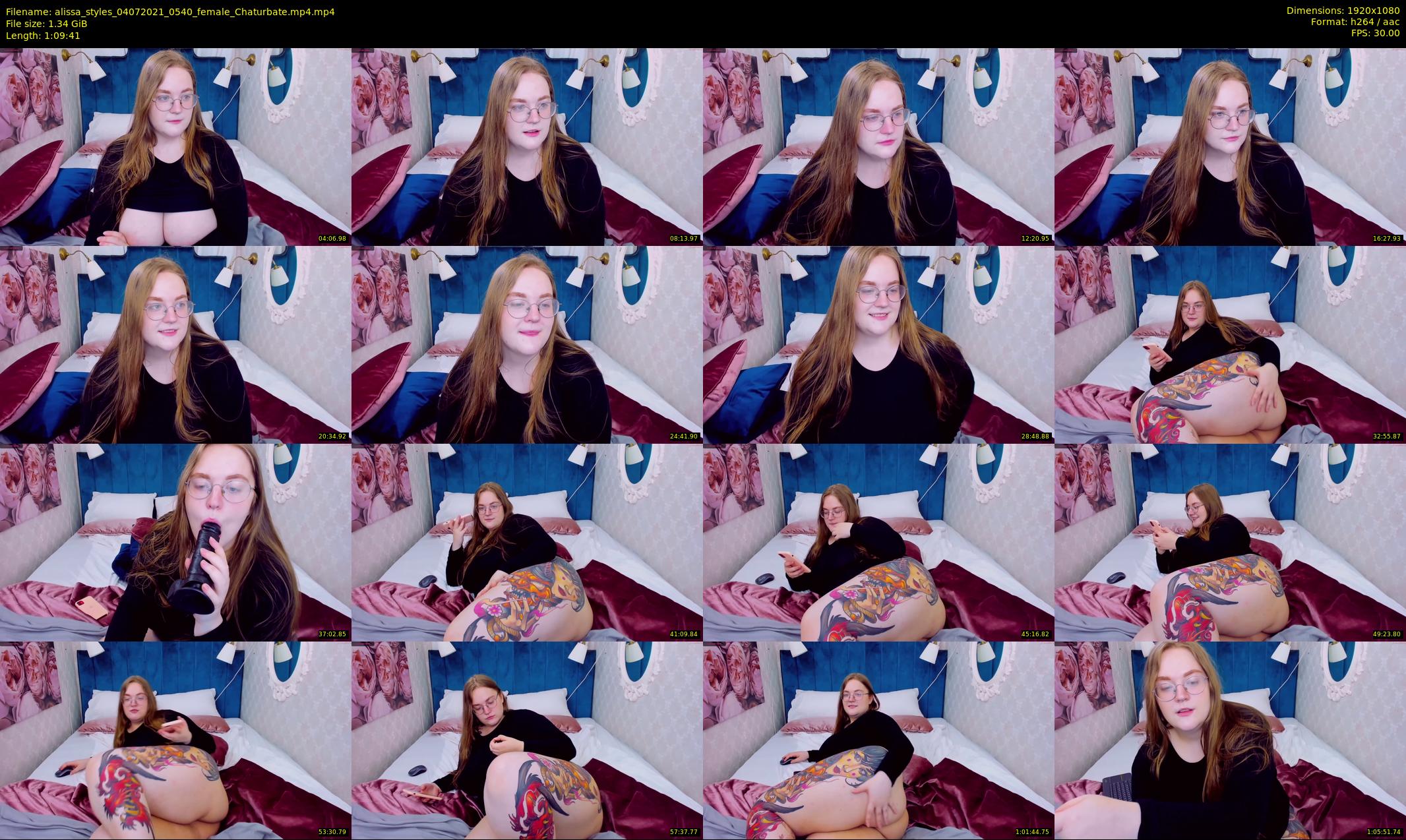 alissa_styles — 70 minute Chaturbate female cam show recording, 1080p, Jul 4, 2021